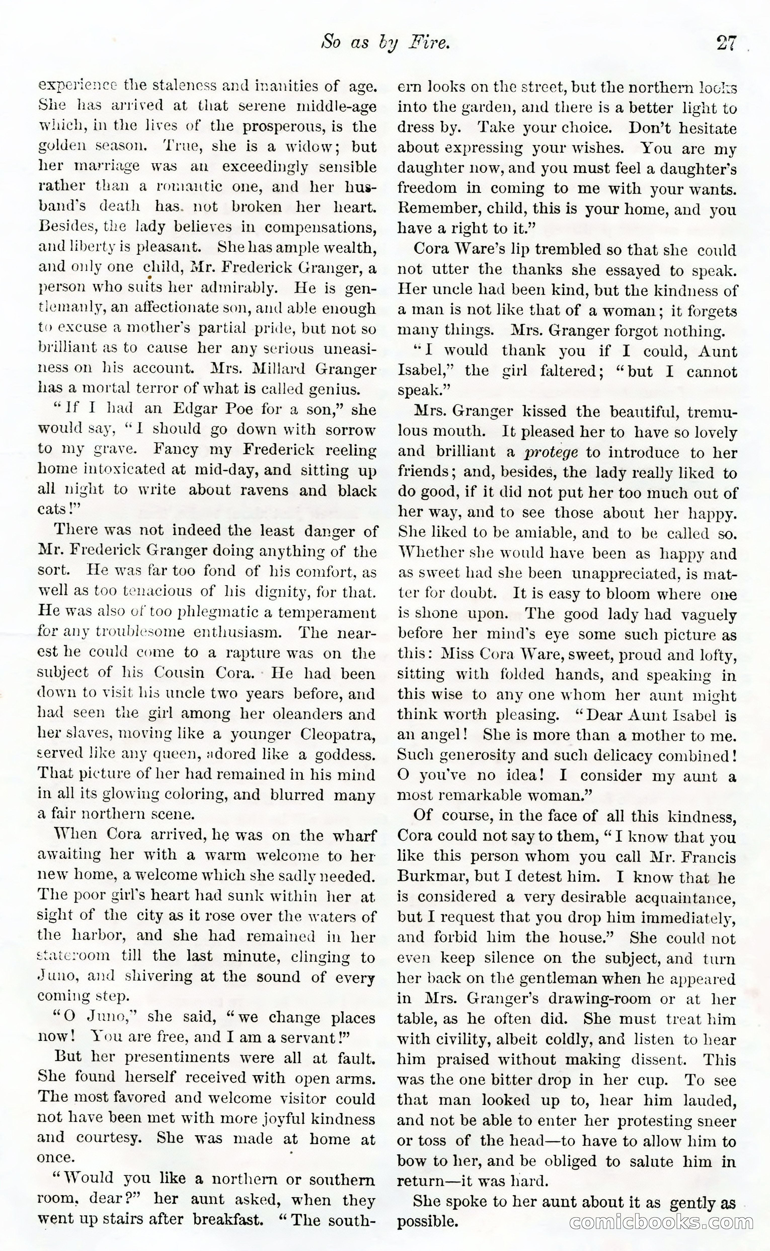 Ballou's Monthly Magazine, Vol. XXVII, No. 1 — page 23 of 97