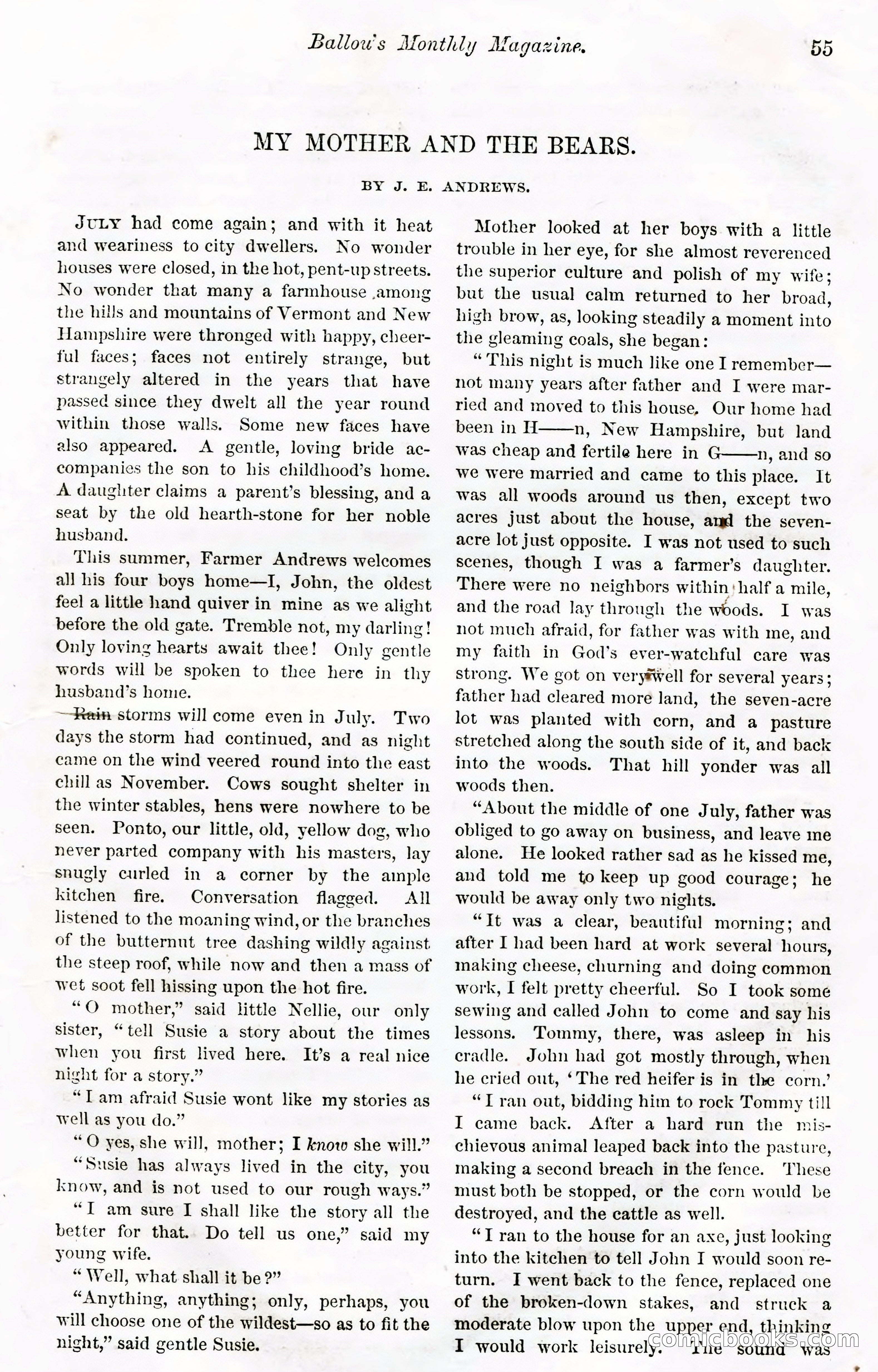 Ballou's Monthly Magazine, Vol. XXVII, No. 1 — page 51 of 97