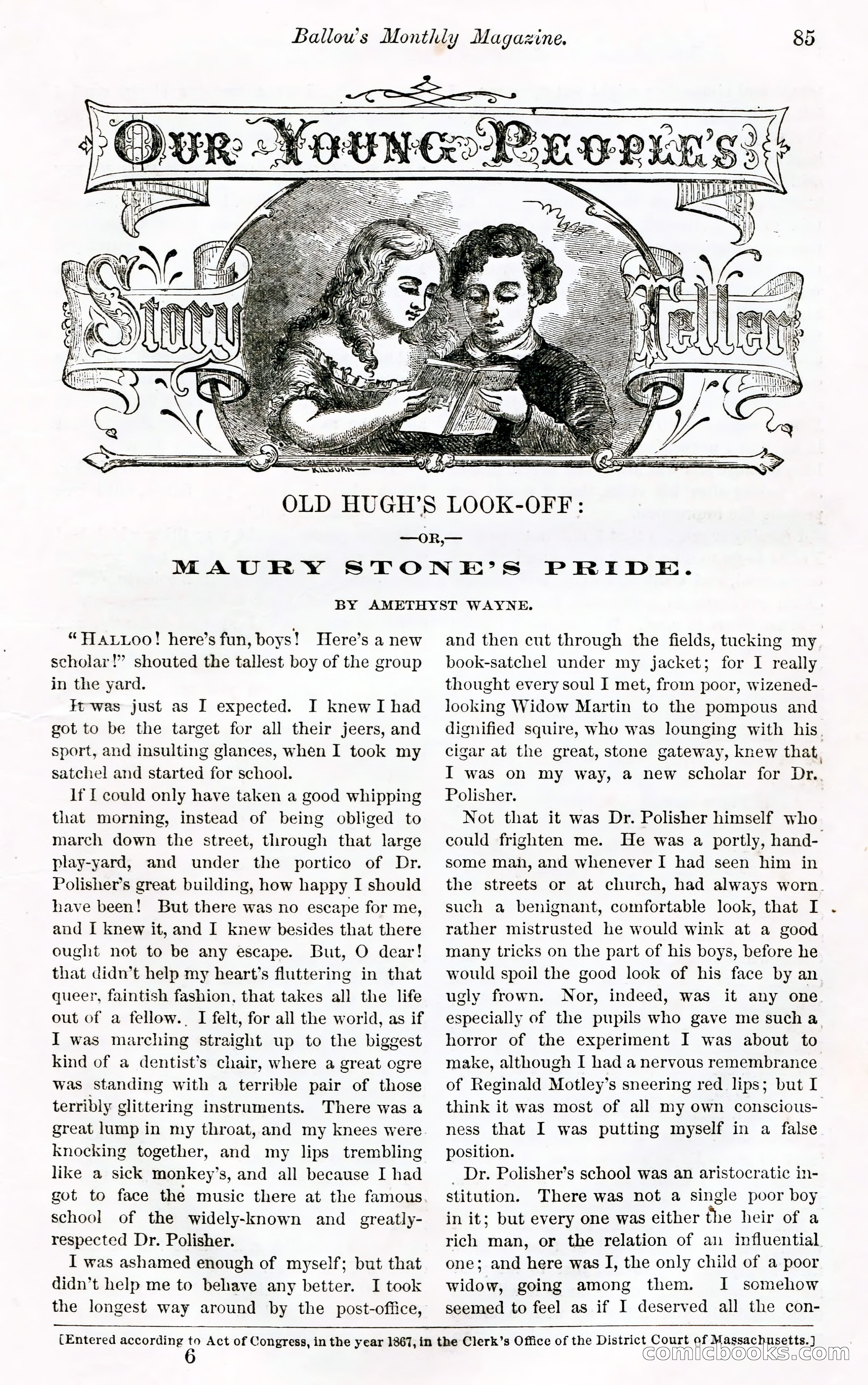 Ballou's Monthly Magazine, Vol. XXVII, No. 1 — page 81 of 97