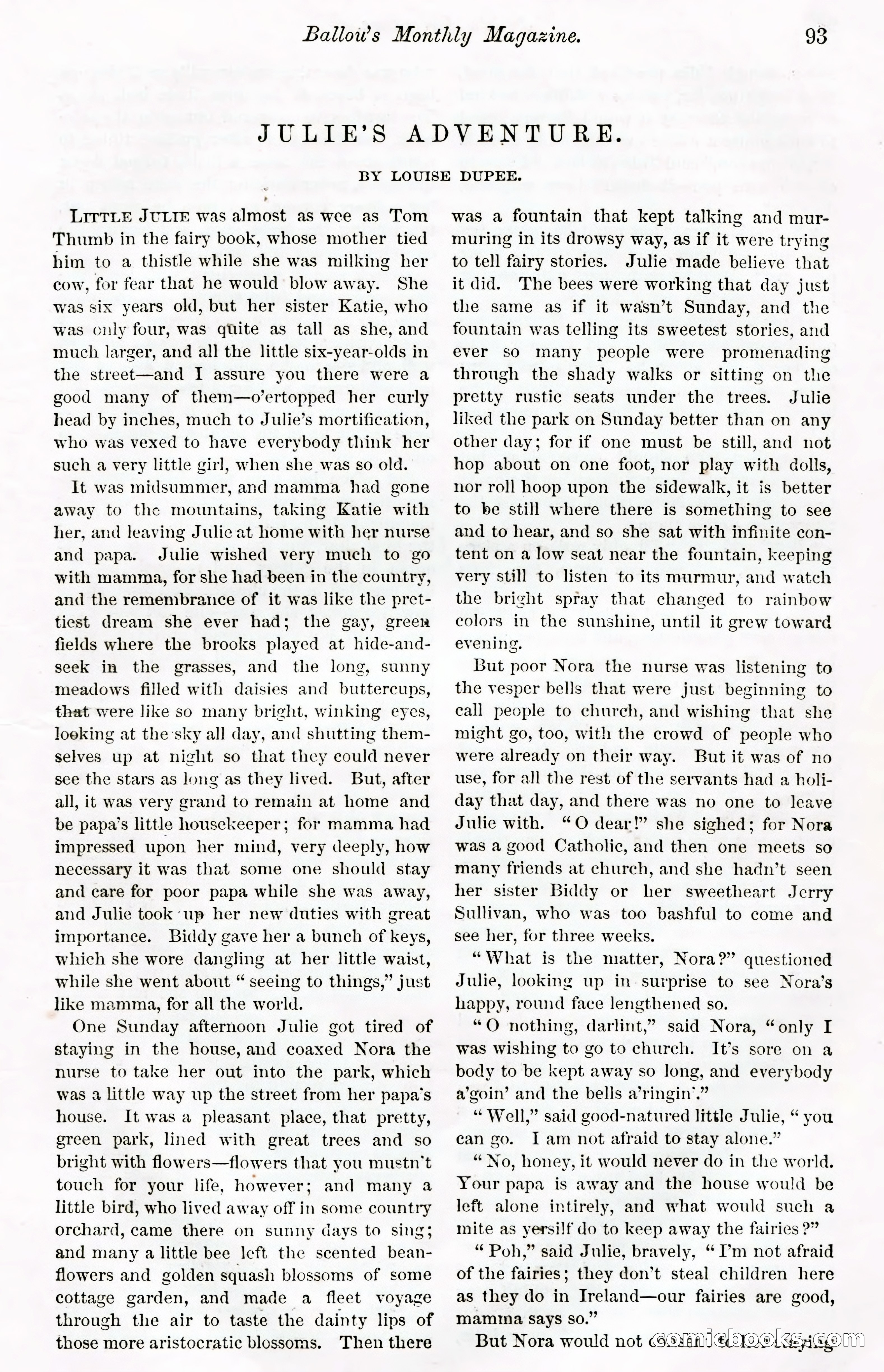 Ballou's Monthly Magazine, Vol. XXVII, No. 1 — page 89 of 97
