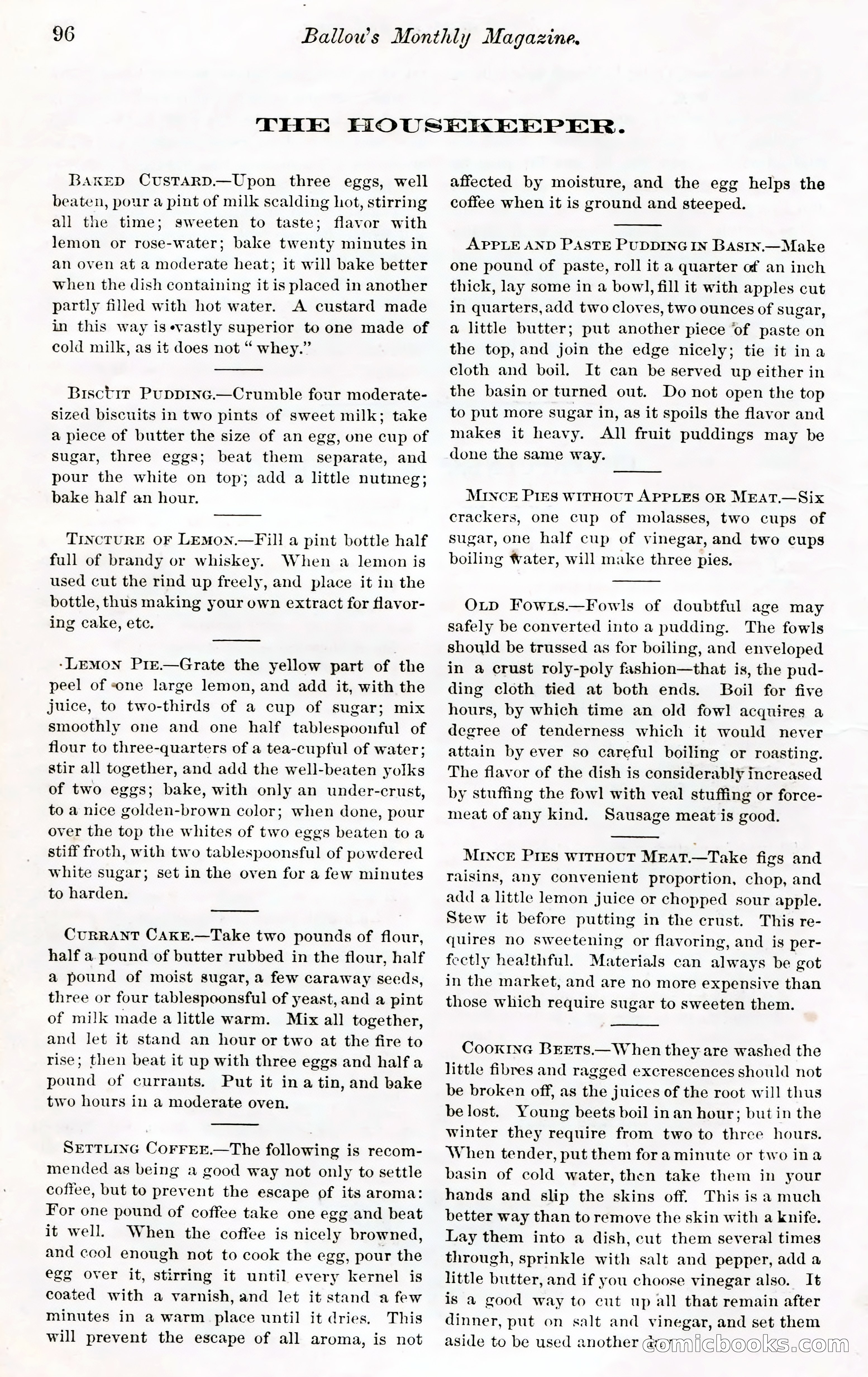 Ballou's Monthly Magazine, Vol. XXVII, No. 1 — page 92 of 97