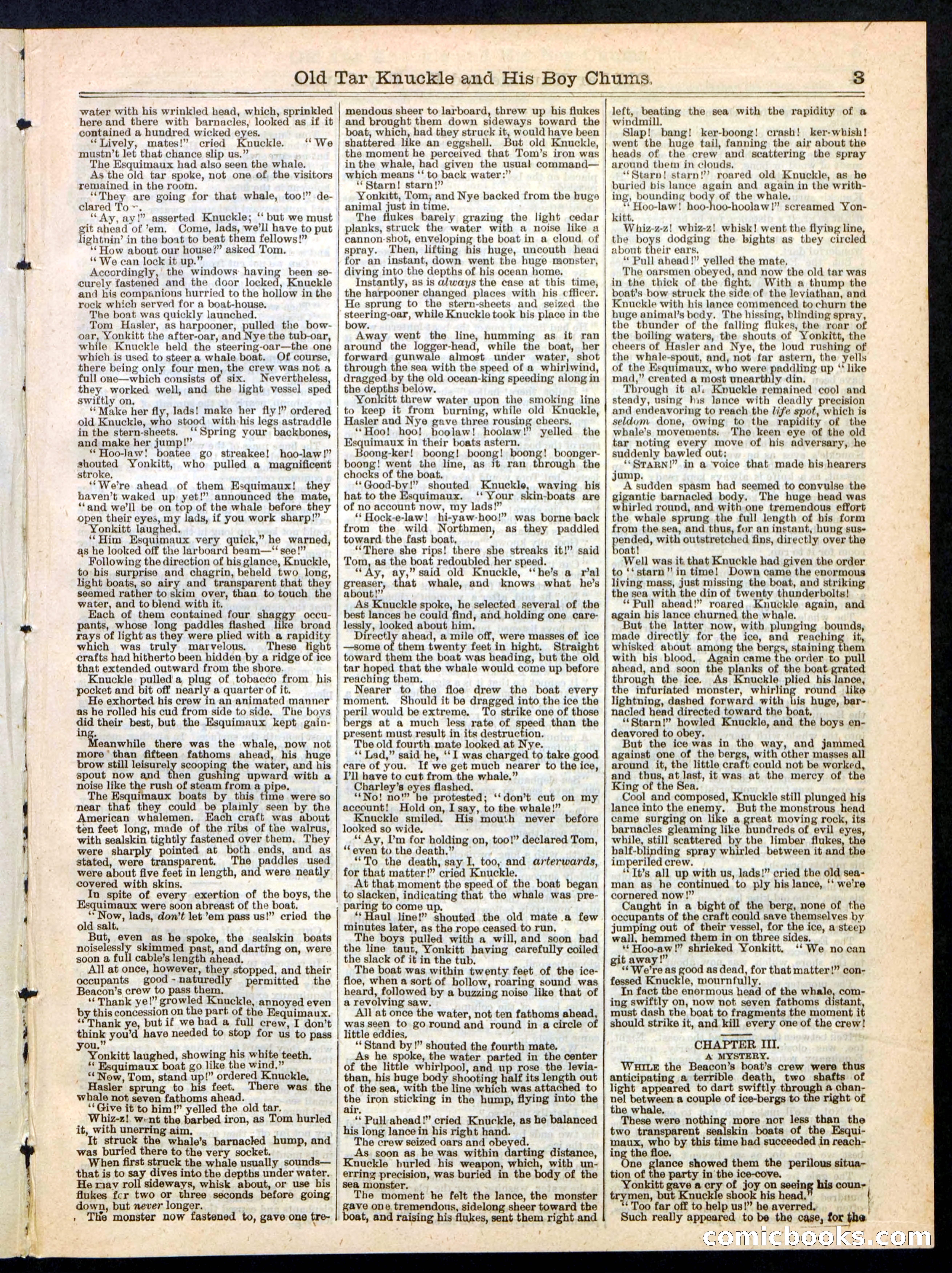 Beadle's Boy's Library of Sport, Story, and Adventure, No. 37 — page 3 of 16
