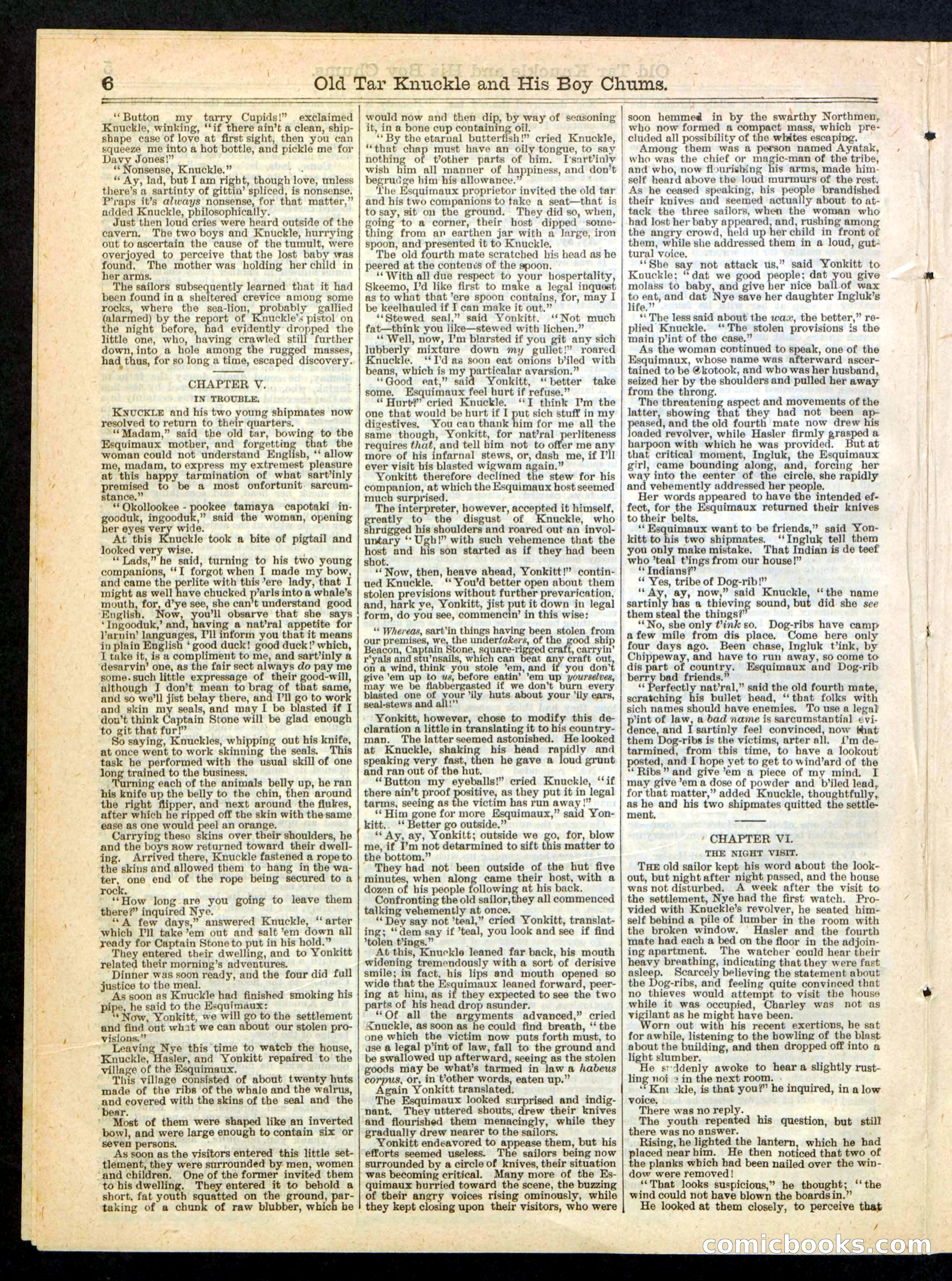 Beadle's Boy's Library of Sport, Story, and Adventure, No. 37 — page 6 of 16
