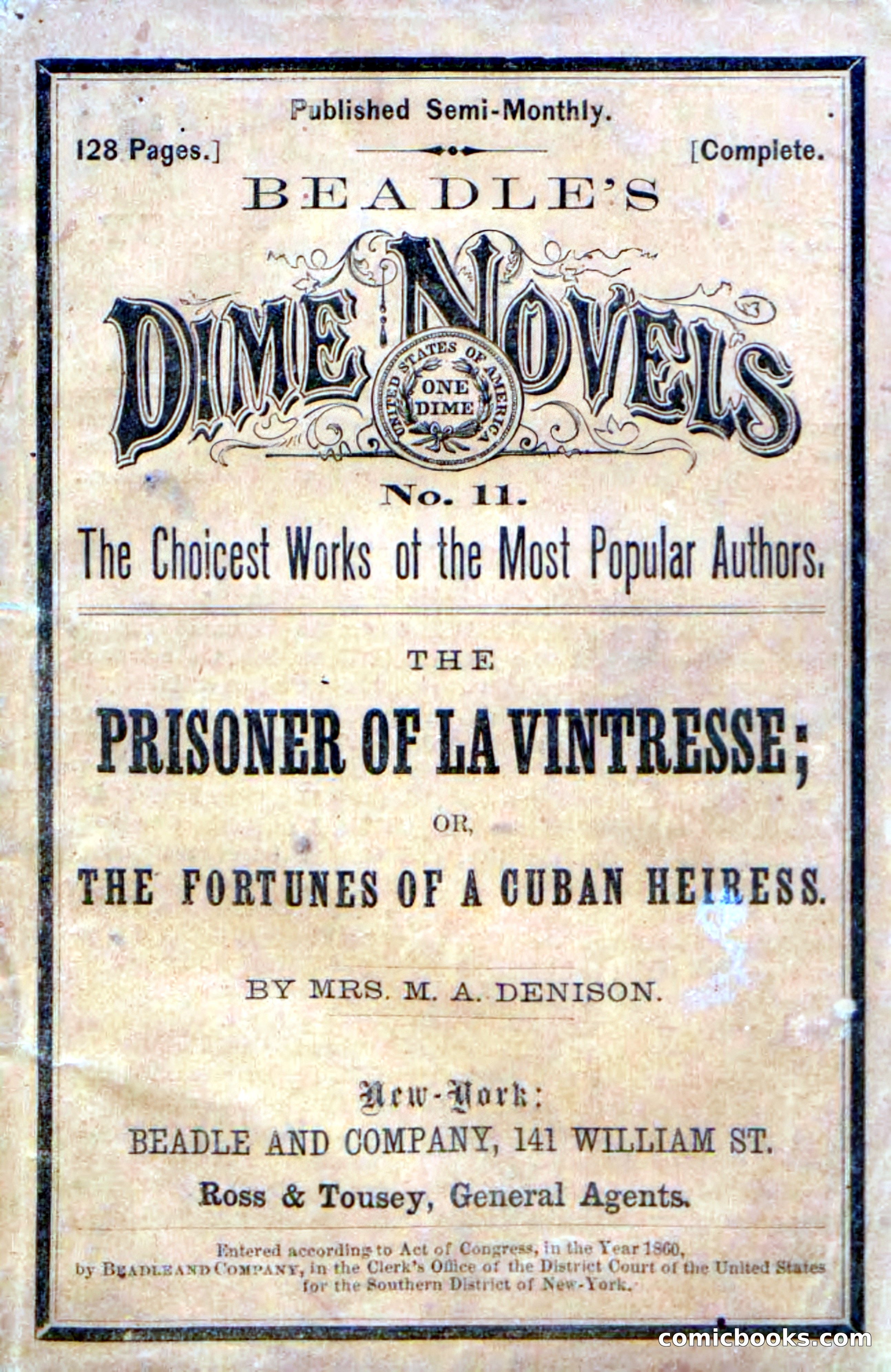 Beadle's Dime Novels, No. 11