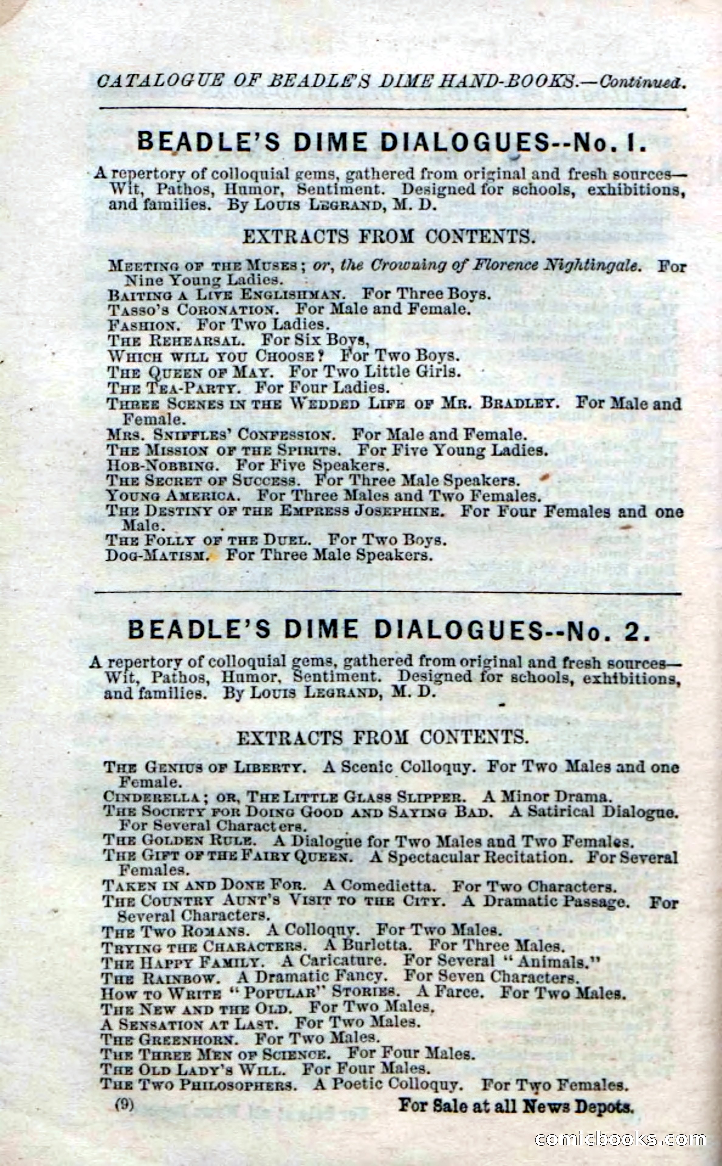 Beadle's Dime Novels, No. 11 — page 130 of 134