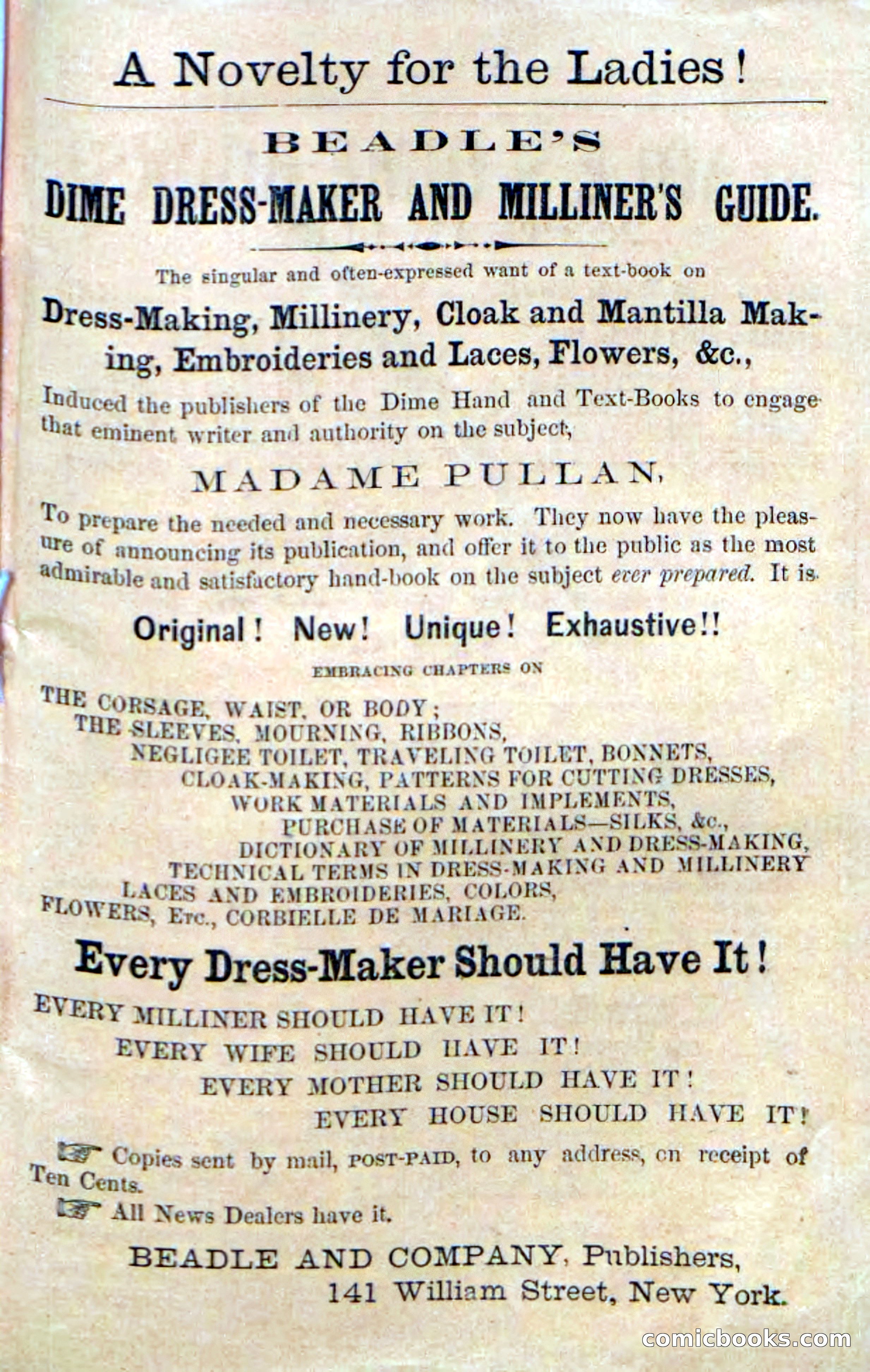 Beadle's Dime Novels, No. 11 — page 131 of 134