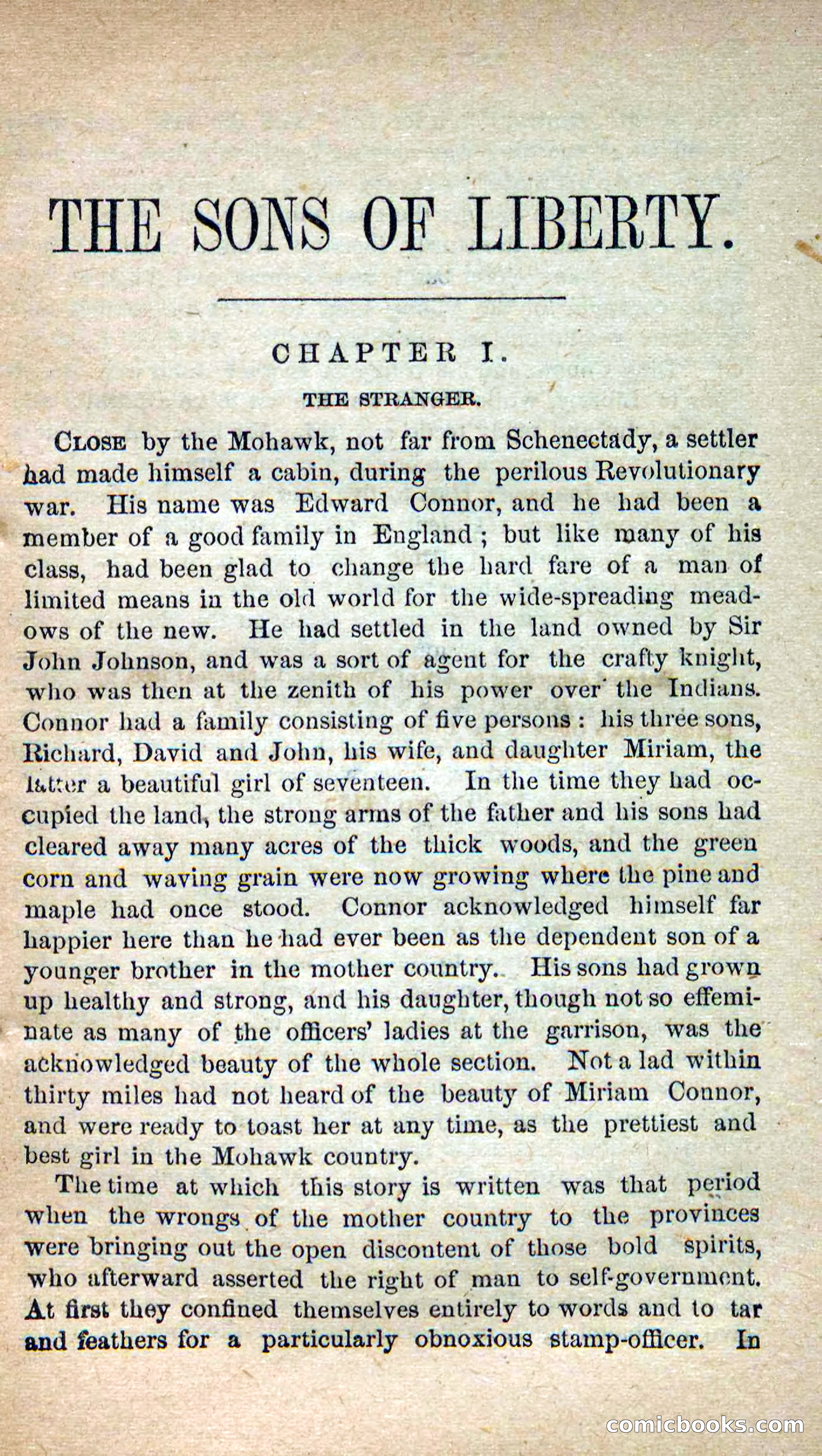 Beadle's Dime Novels No. 115: The Sons of Liberty — page 7 of 100