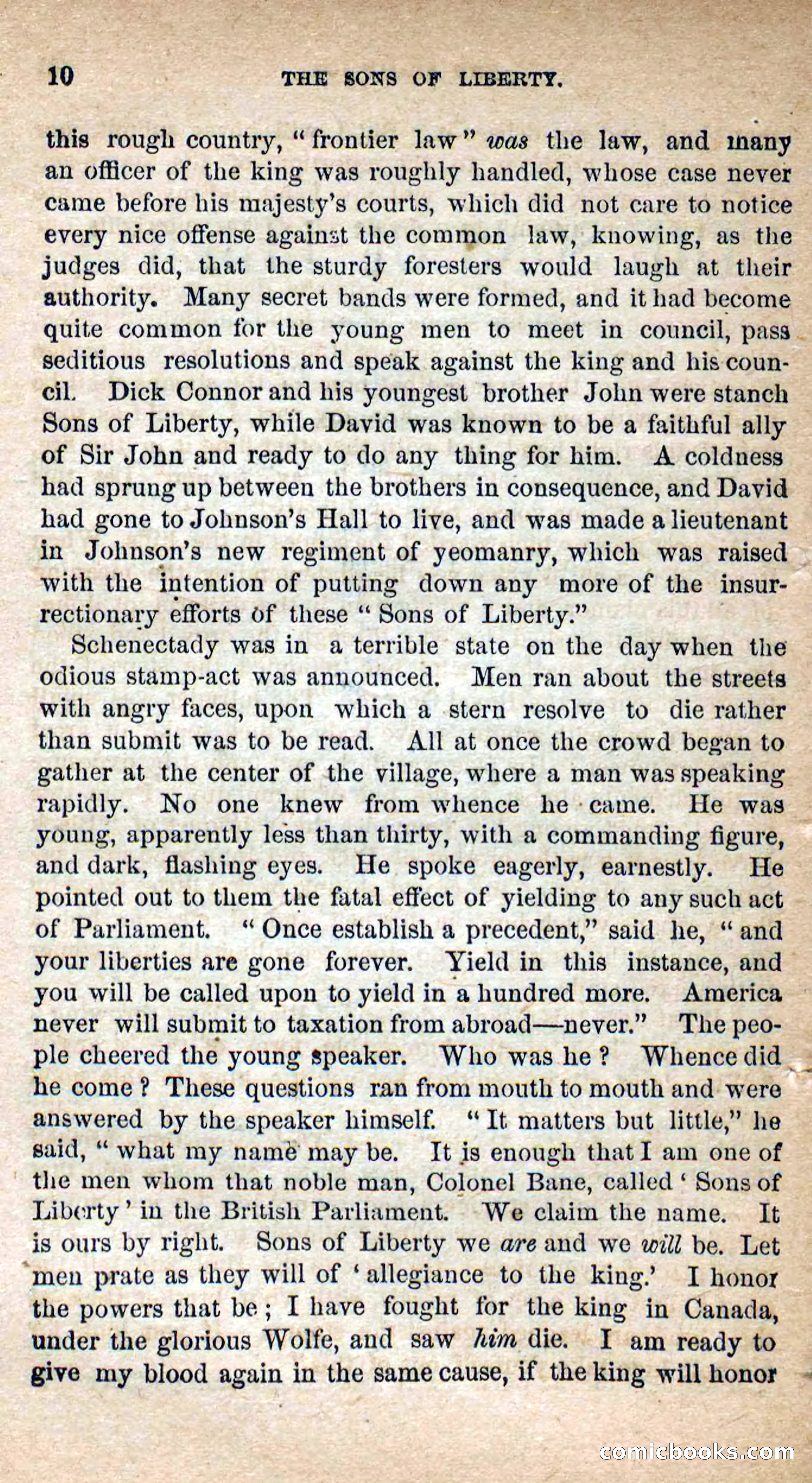 Beadle's Dime Novels No. 115: The Sons of Liberty — page 8 of 100