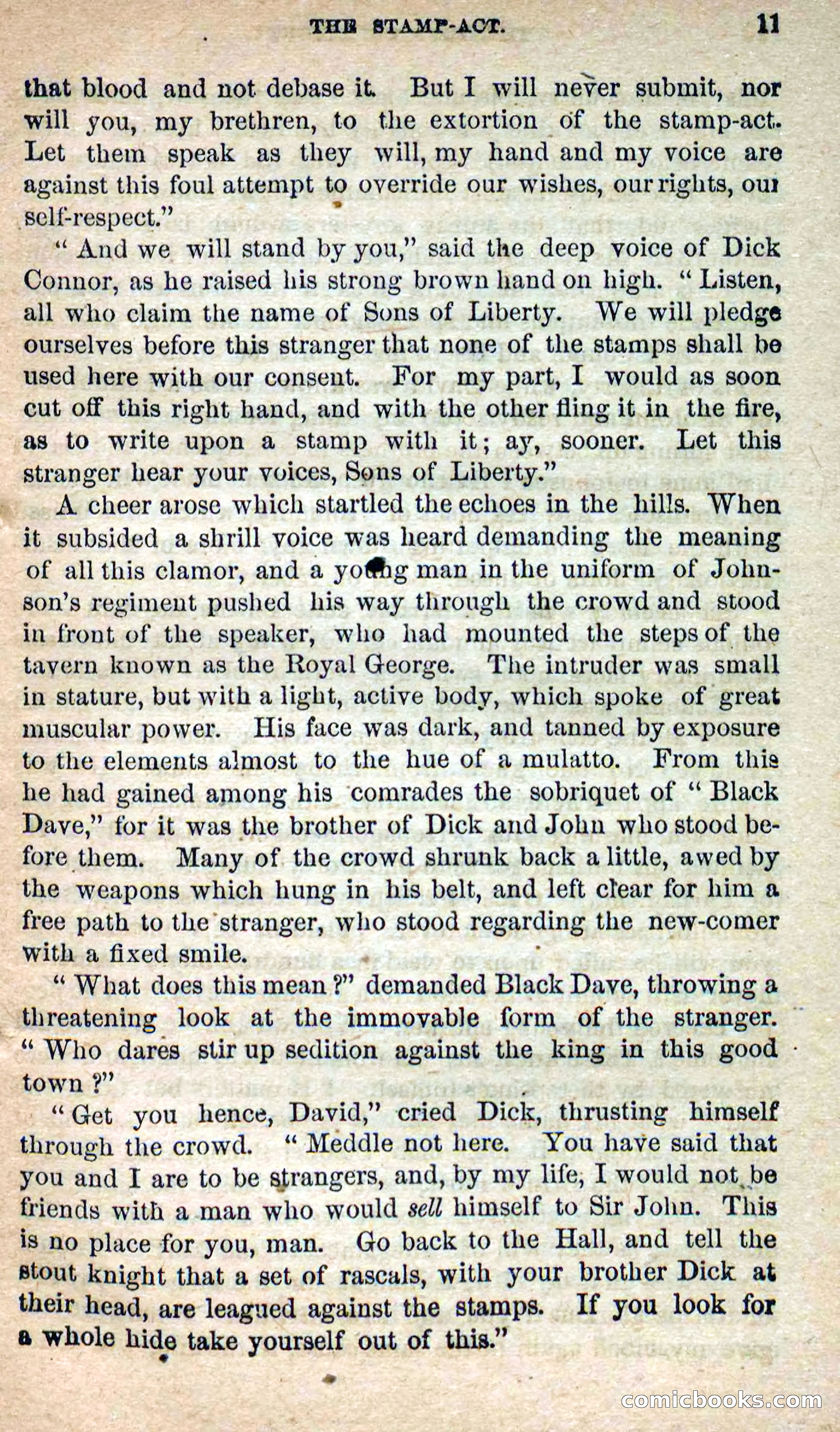 Beadle's Dime Novels No. 115: The Sons of Liberty — page 9 of 100