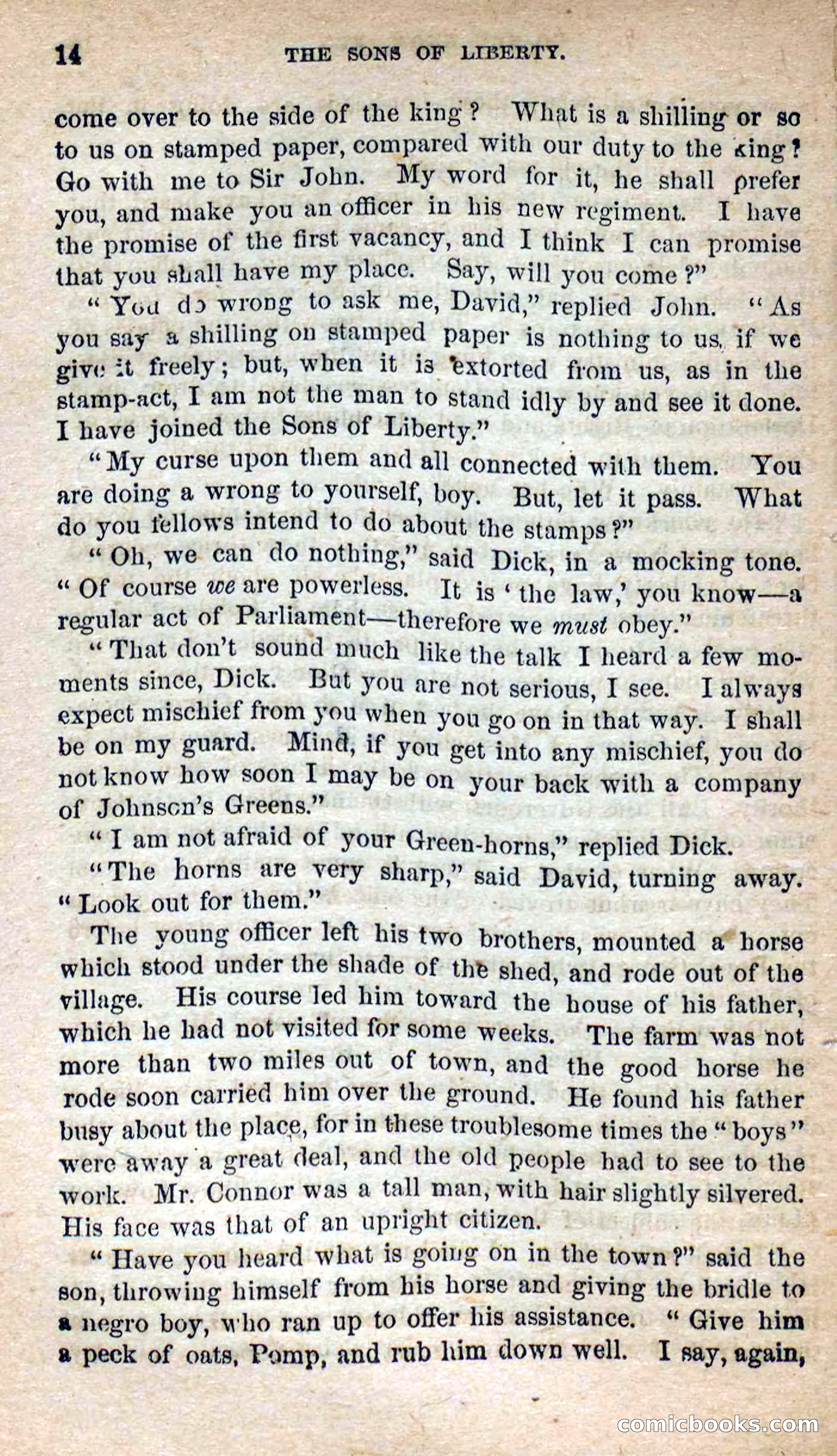 Beadle's Dime Novels No. 115: The Sons of Liberty — page 12 of 100
