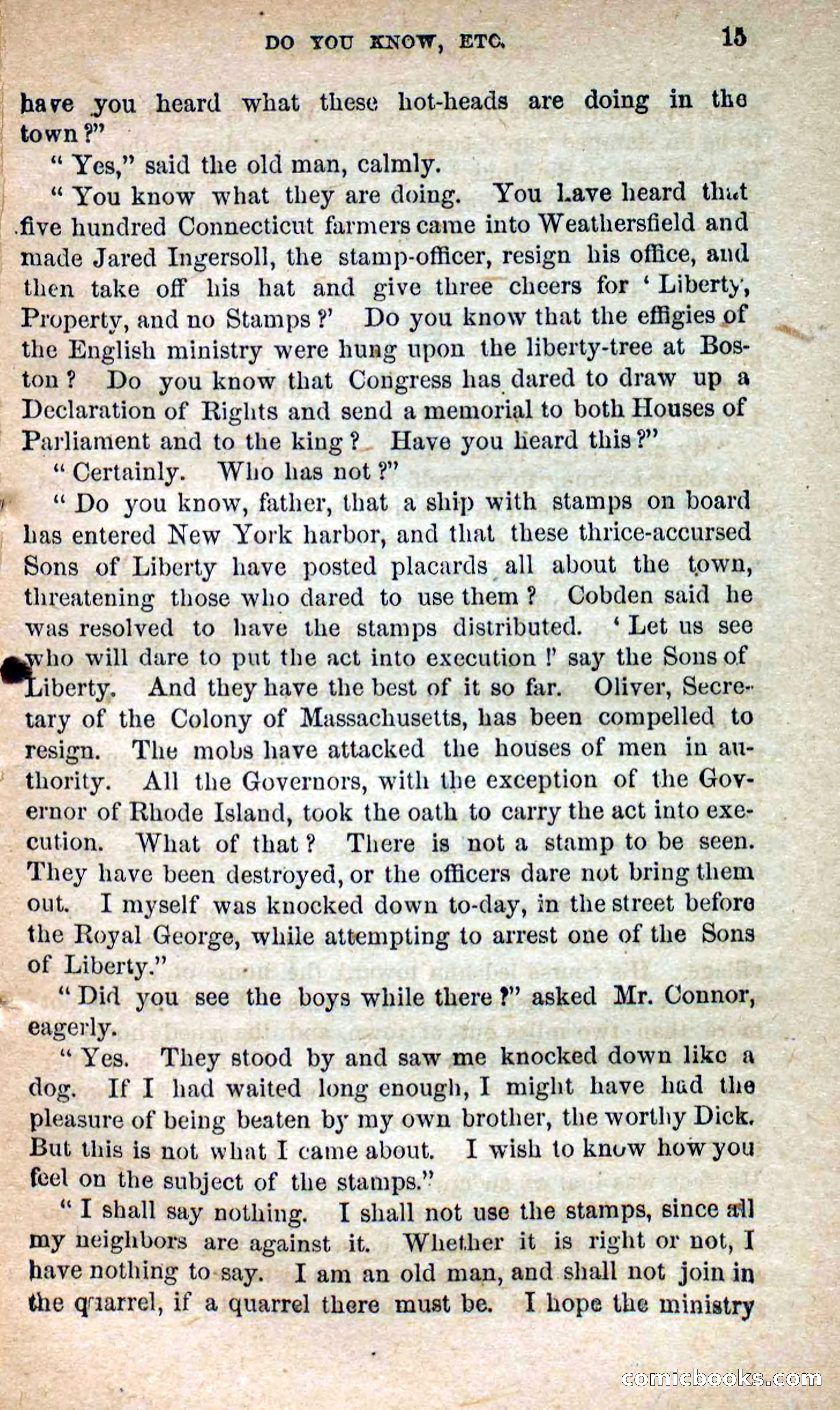 Beadle's Dime Novels No. 115: The Sons of Liberty — page 13 of 100