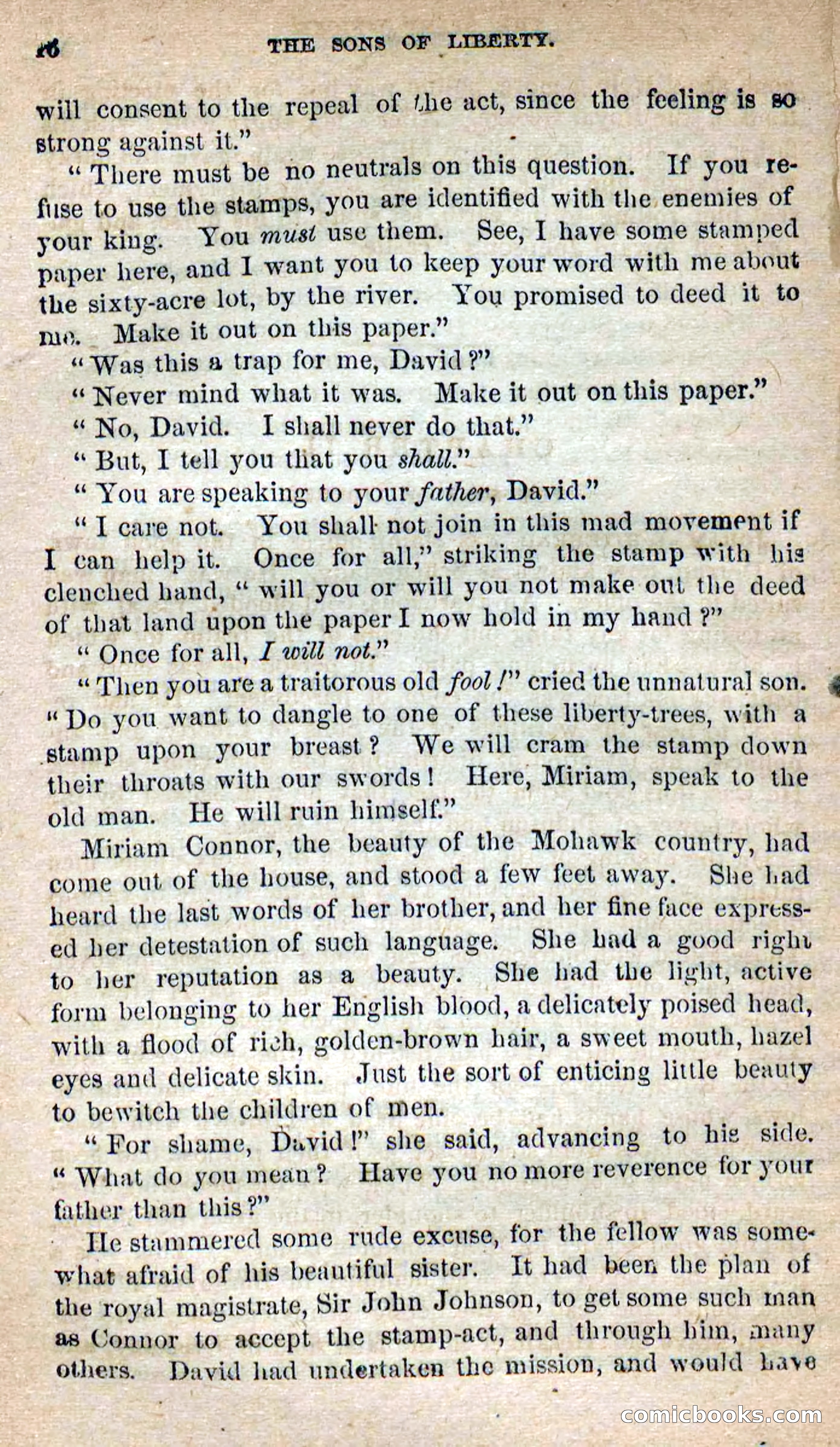 Beadle's Dime Novels No. 115: The Sons of Liberty — page 14 of 100