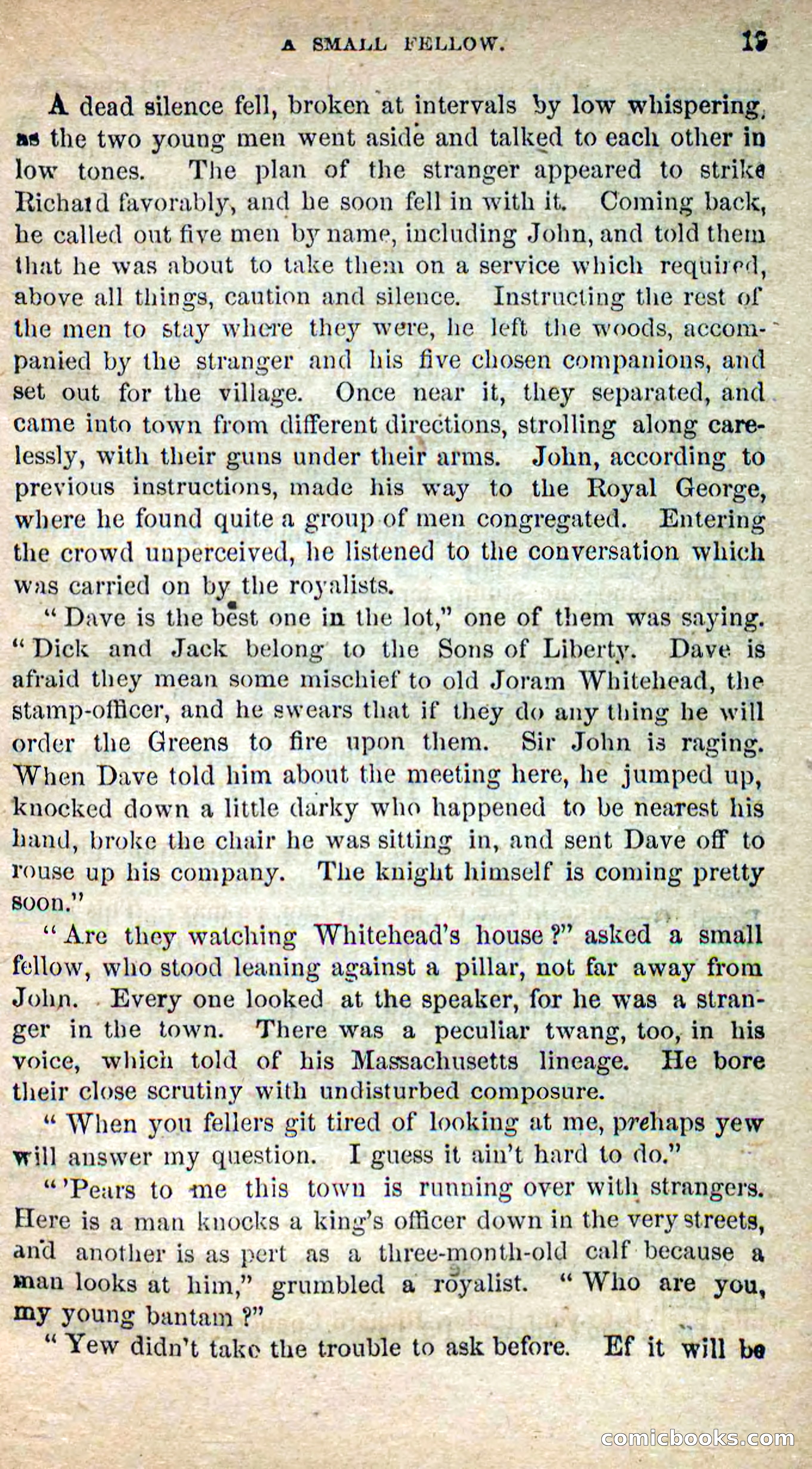 Beadle's Dime Novels No. 115: The Sons of Liberty — page 17 of 100