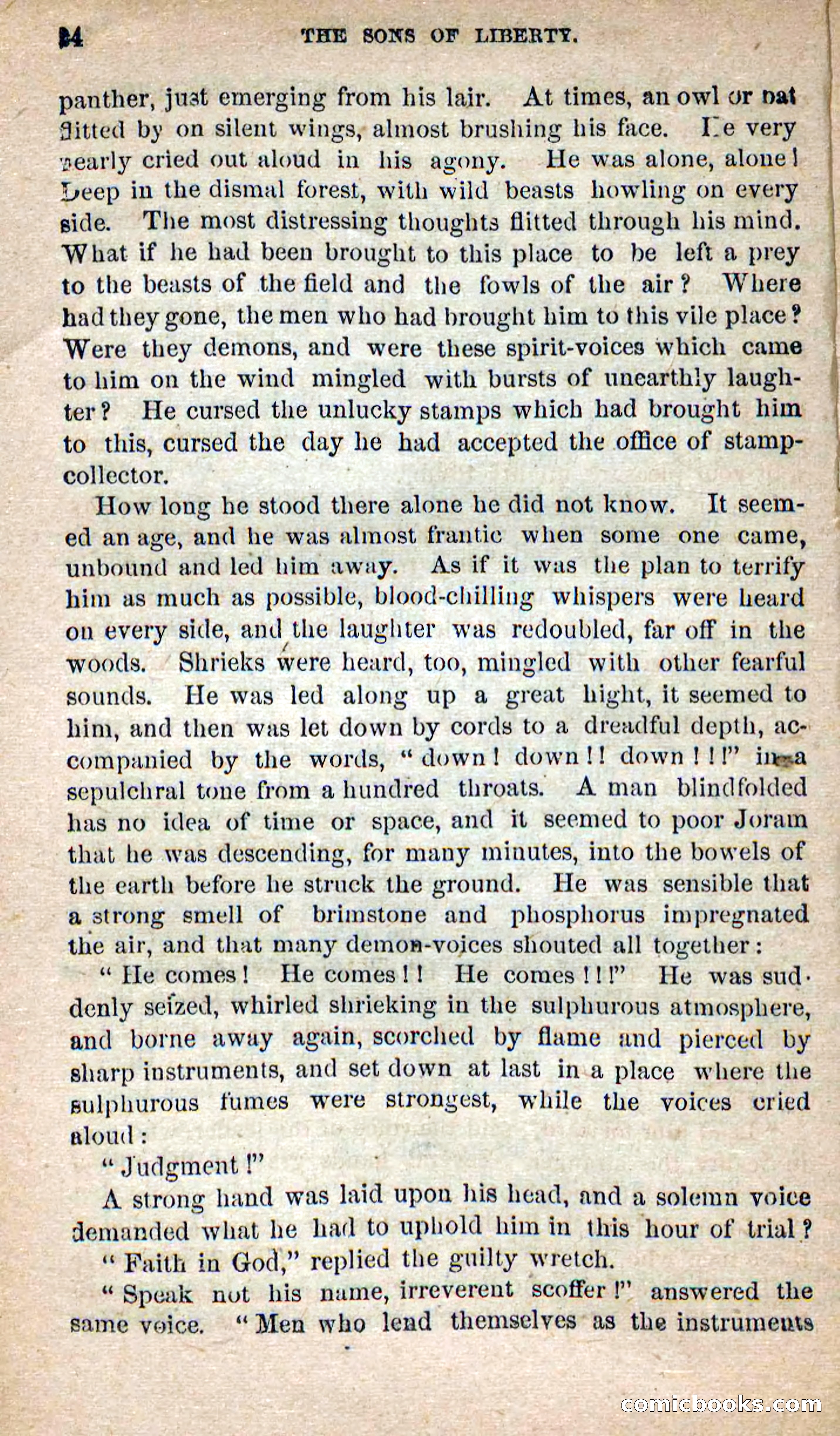 Beadle's Dime Novels No. 115: The Sons of Liberty — page 22 of 100