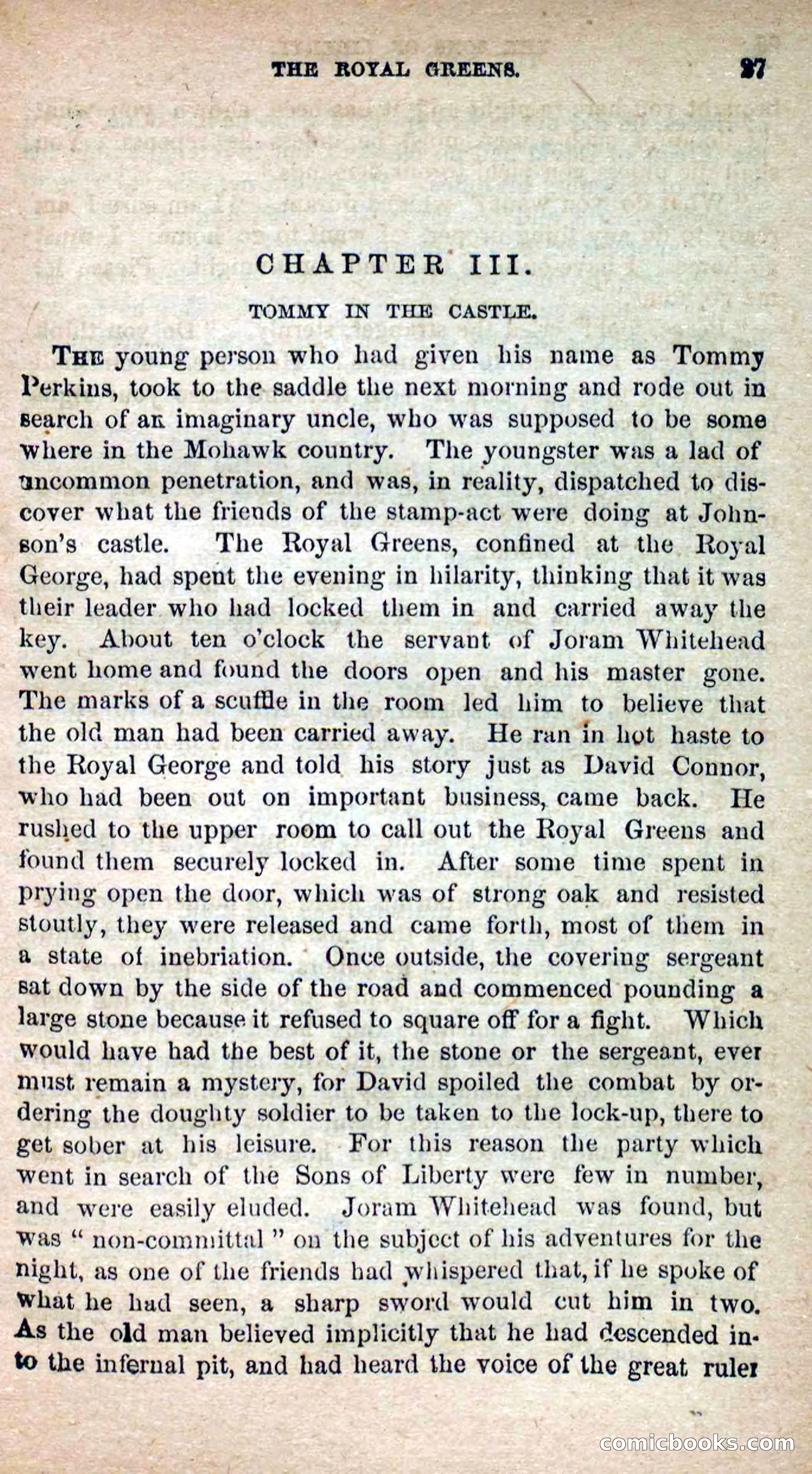 Beadle's Dime Novels No. 115: The Sons of Liberty — page 25 of 100