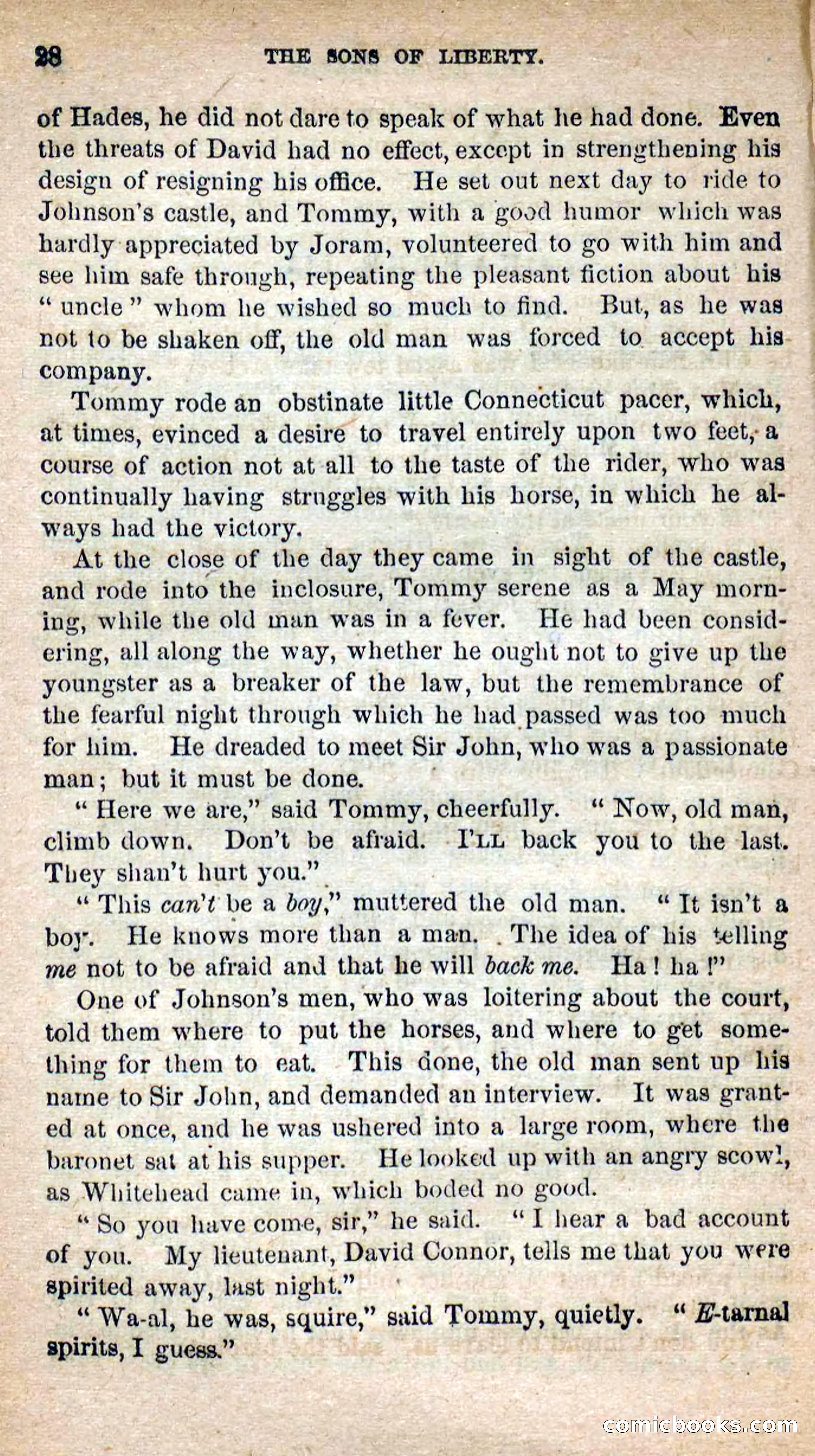Beadle's Dime Novels No. 115: The Sons of Liberty — page 26 of 100