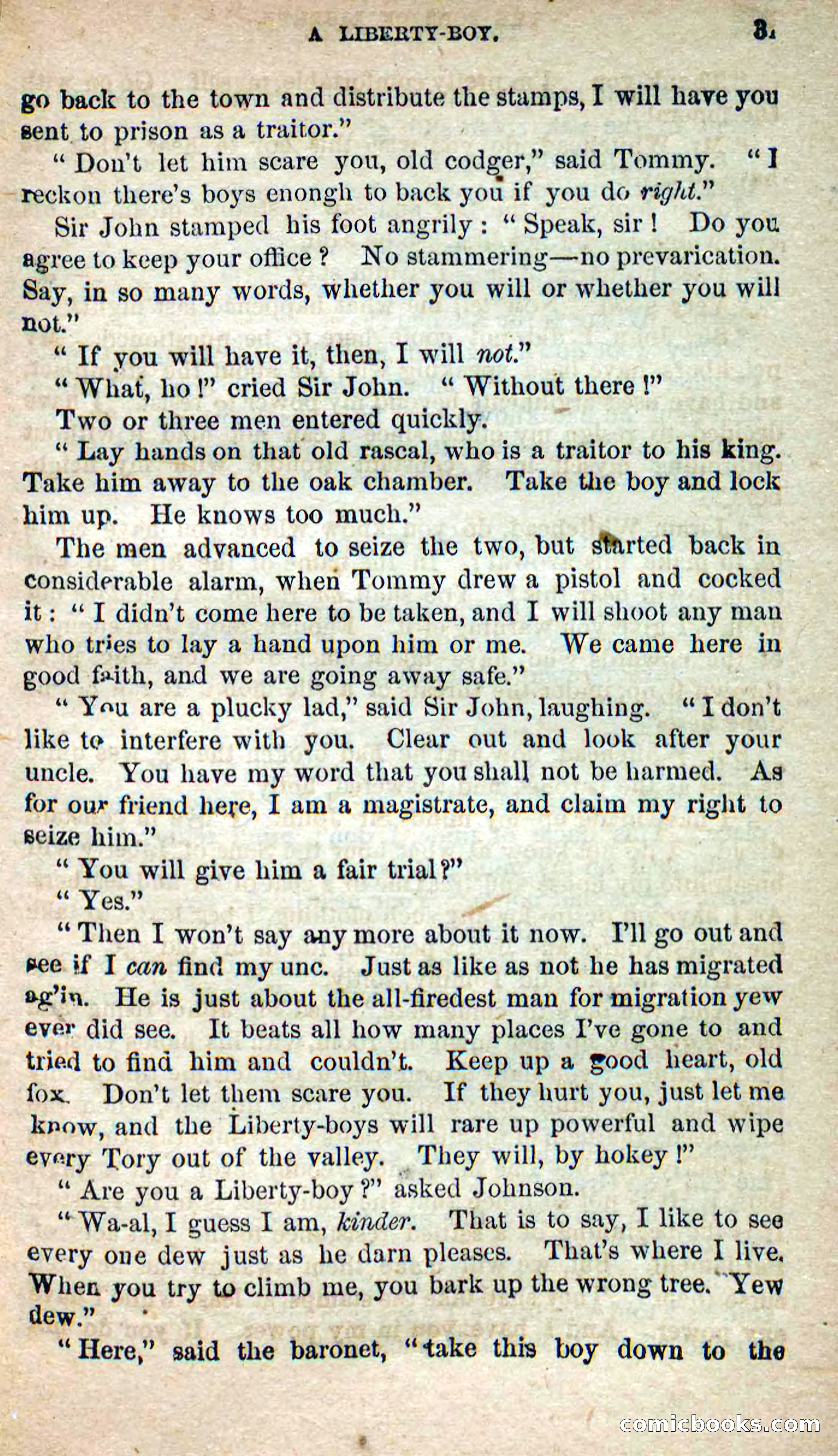 Beadle's Dime Novels No. 115: The Sons of Liberty — page 29 of 100