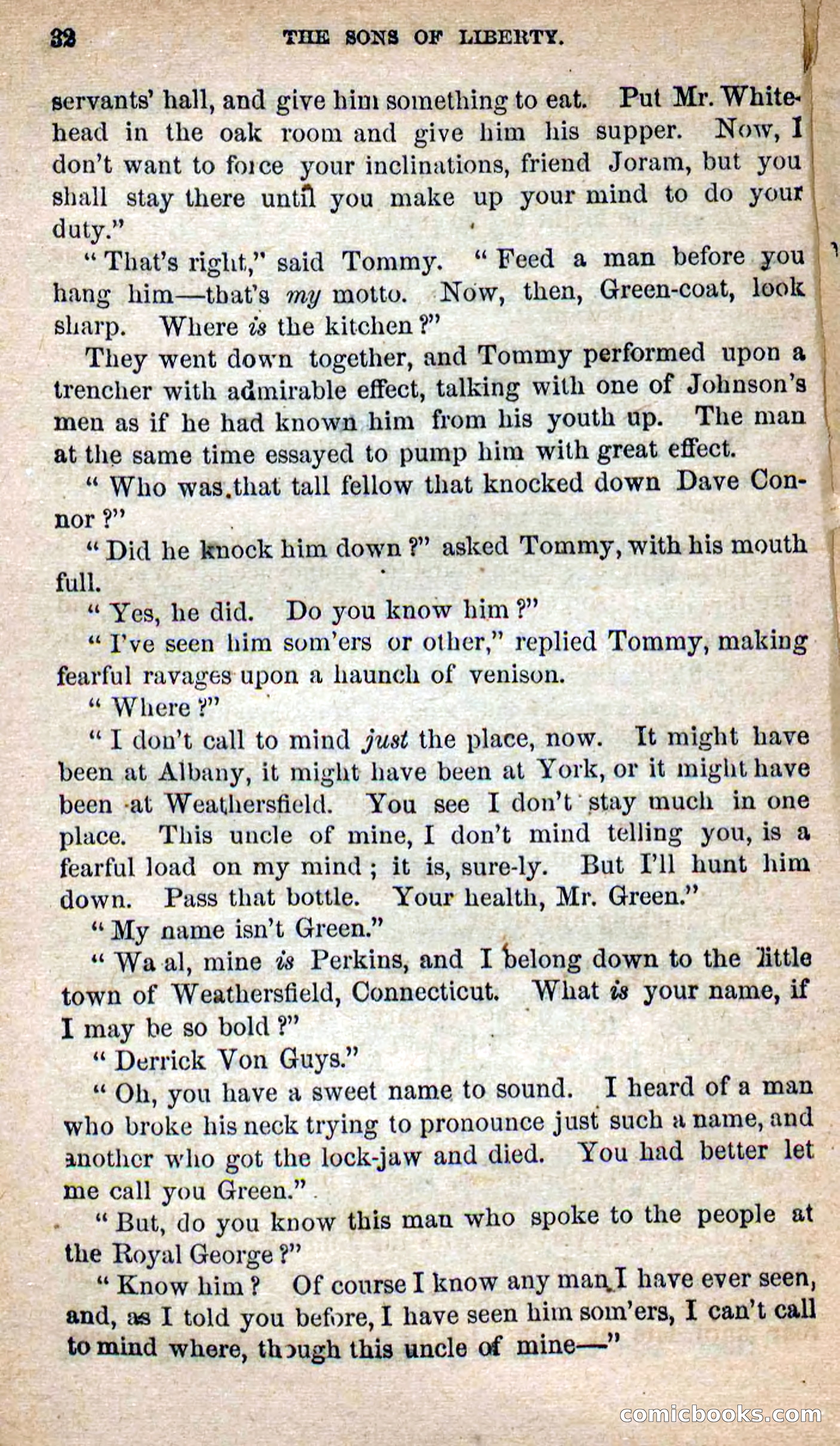 Beadle's Dime Novels No. 115: The Sons of Liberty — page 30 of 100