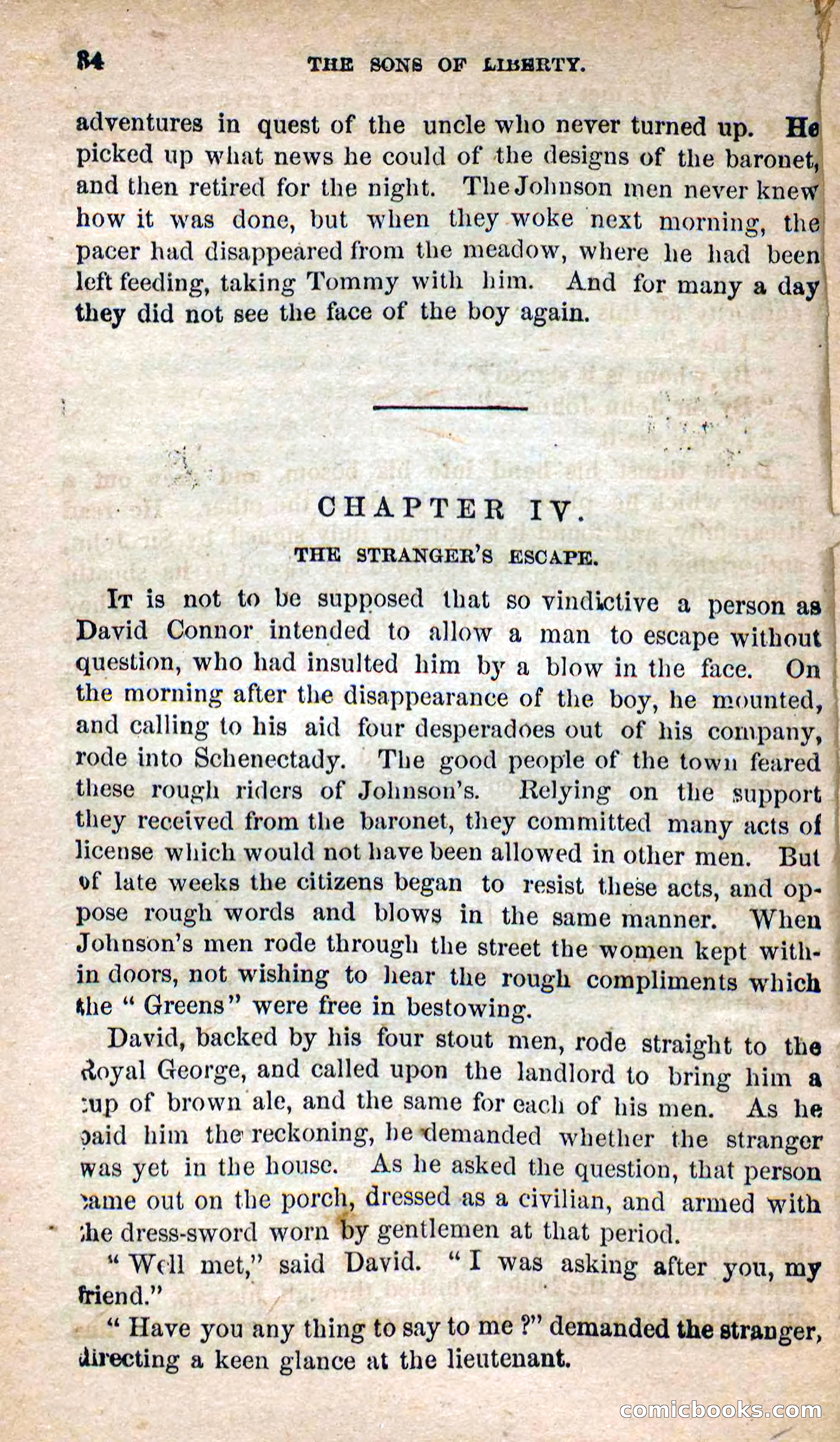 Beadle's Dime Novels No. 115: The Sons of Liberty — page 32 of 100