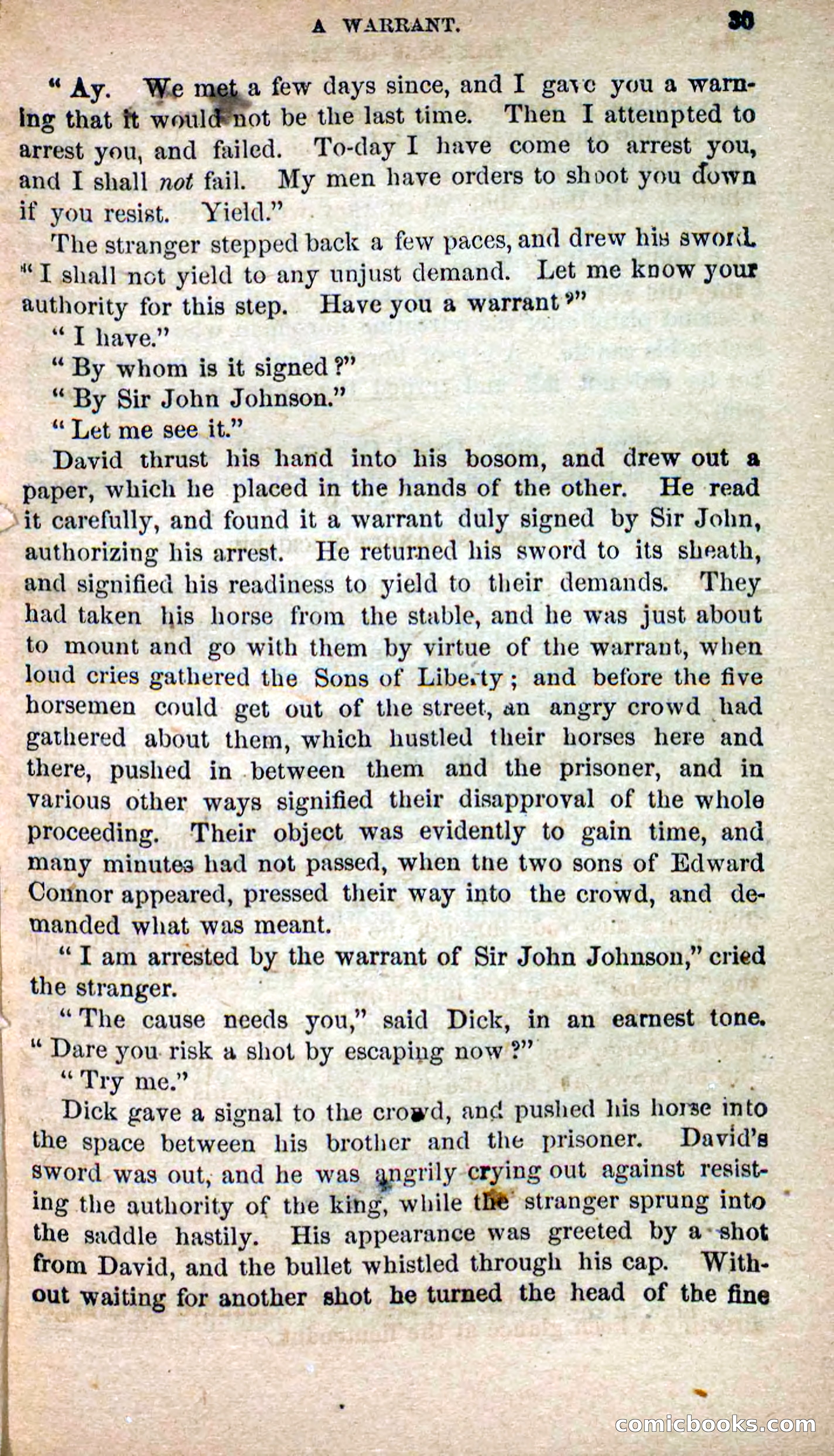 Beadle's Dime Novels No. 115: The Sons of Liberty — page 33 of 100