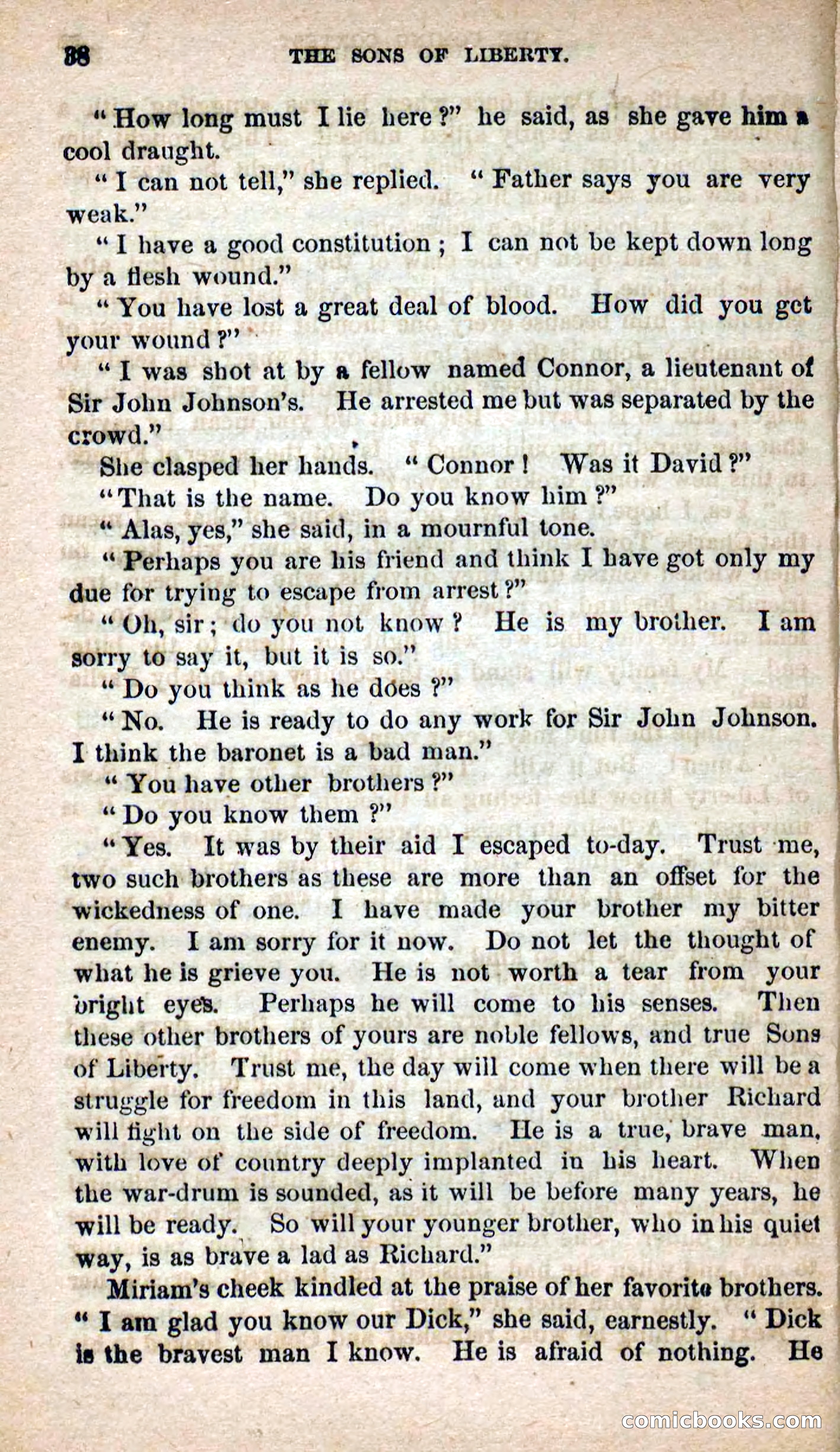 Beadle's Dime Novels No. 115: The Sons of Liberty — page 36 of 100