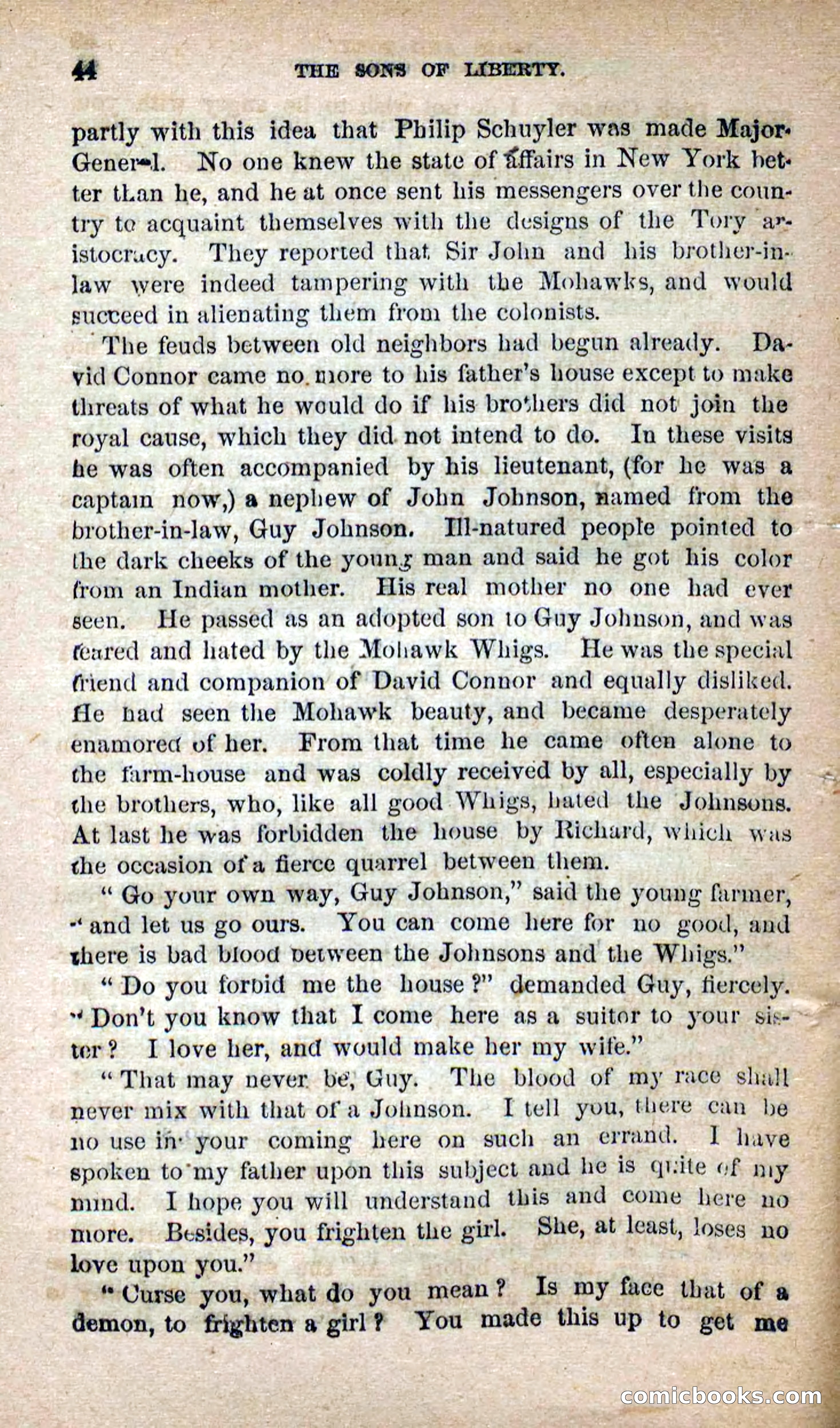 Beadle's Dime Novels No. 115: The Sons of Liberty — page 42 of 100
