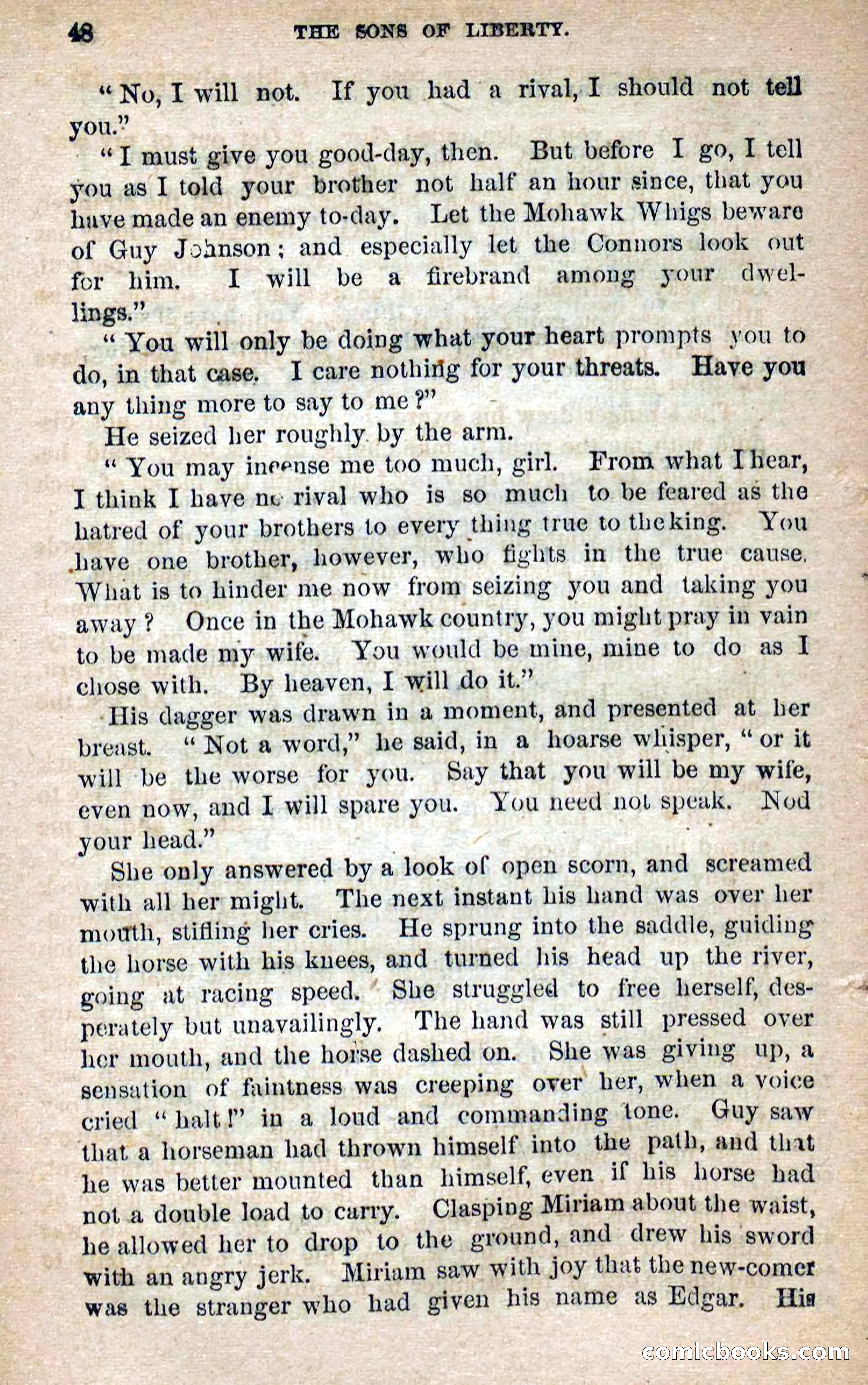 Beadle's Dime Novels No. 115: The Sons of Liberty — page 46 of 100
