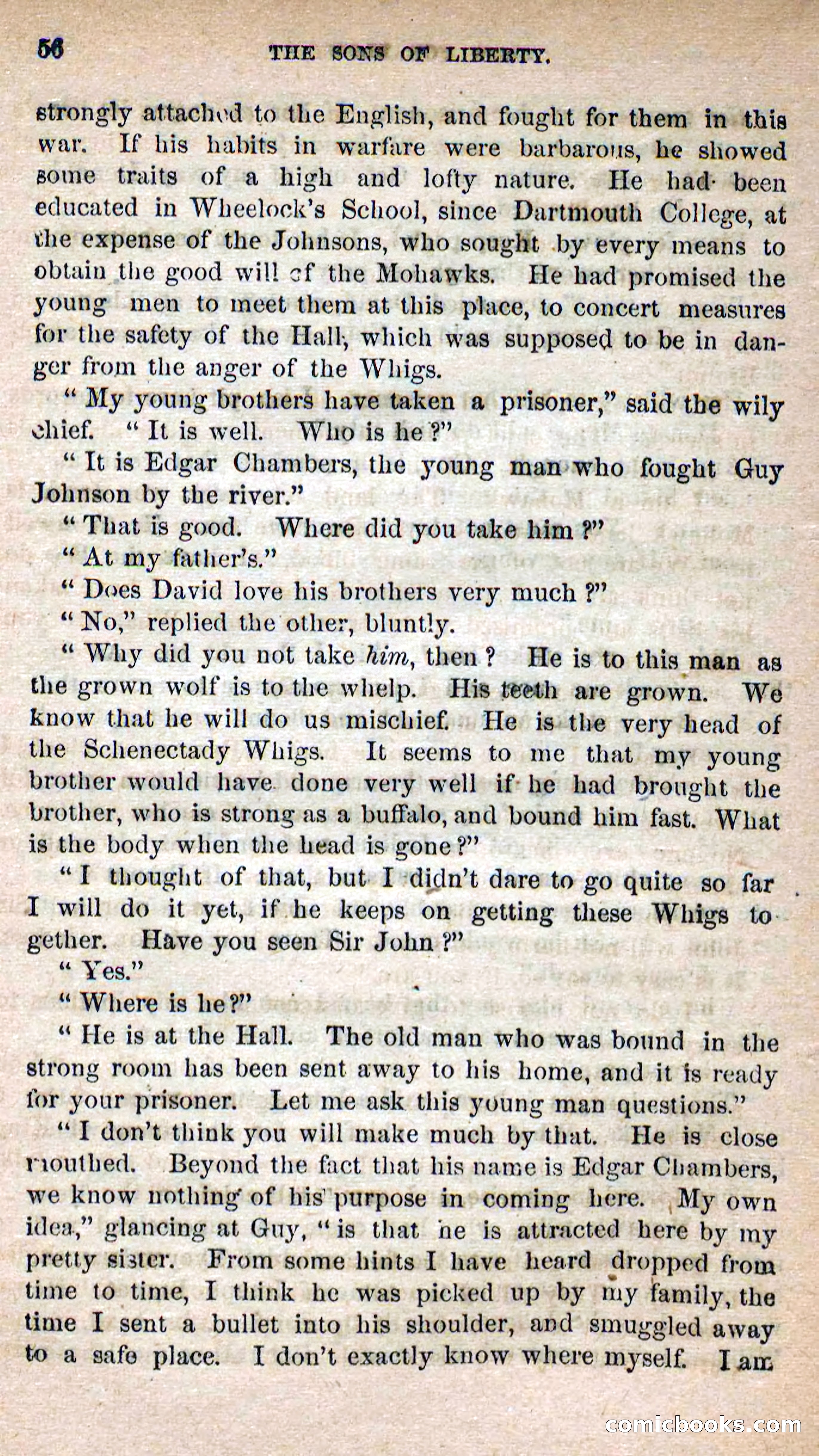 Beadle's Dime Novels No. 115: The Sons of Liberty — page 54 of 100