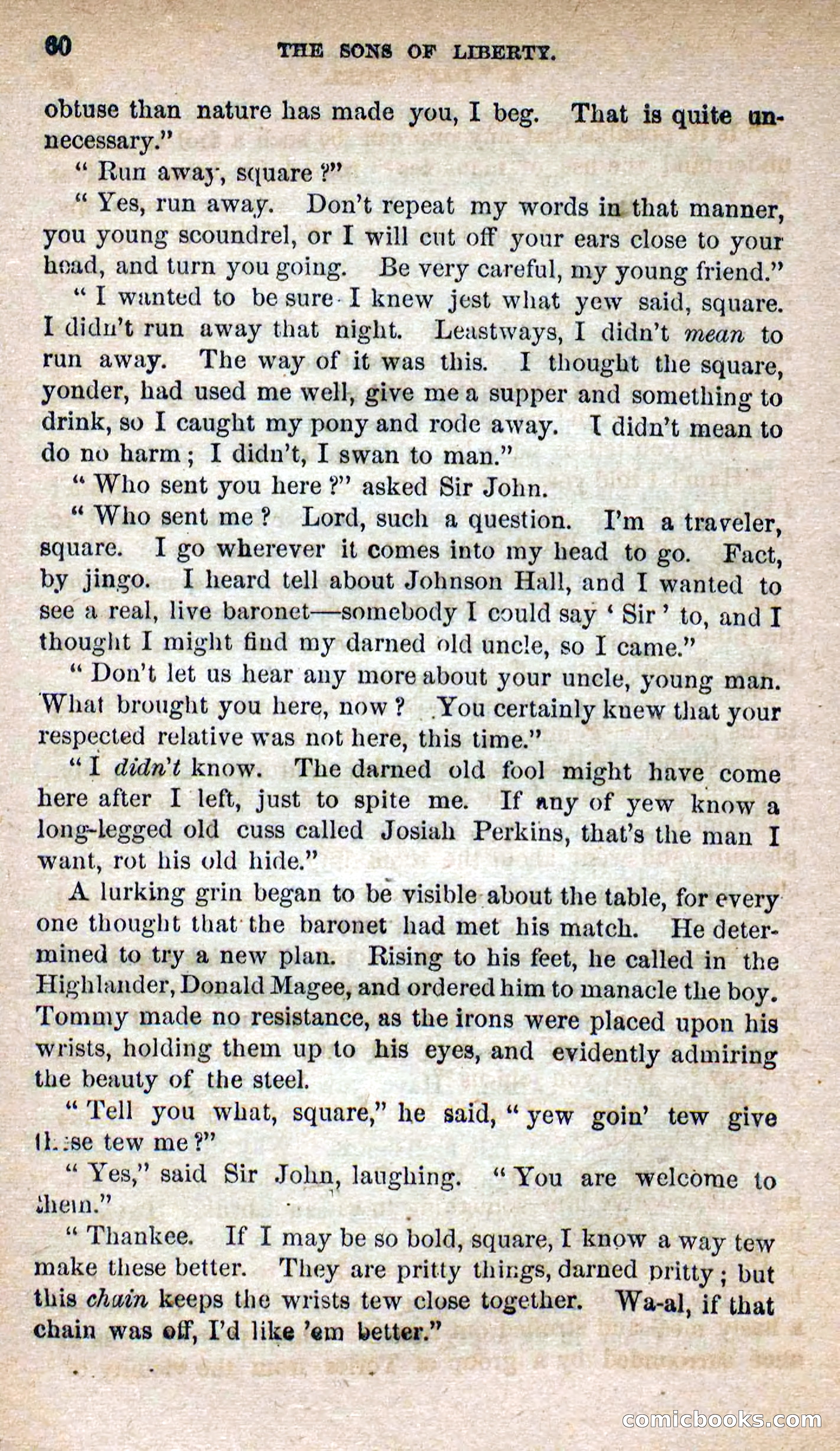 Beadle's Dime Novels No. 115: The Sons of Liberty — page 58 of 100