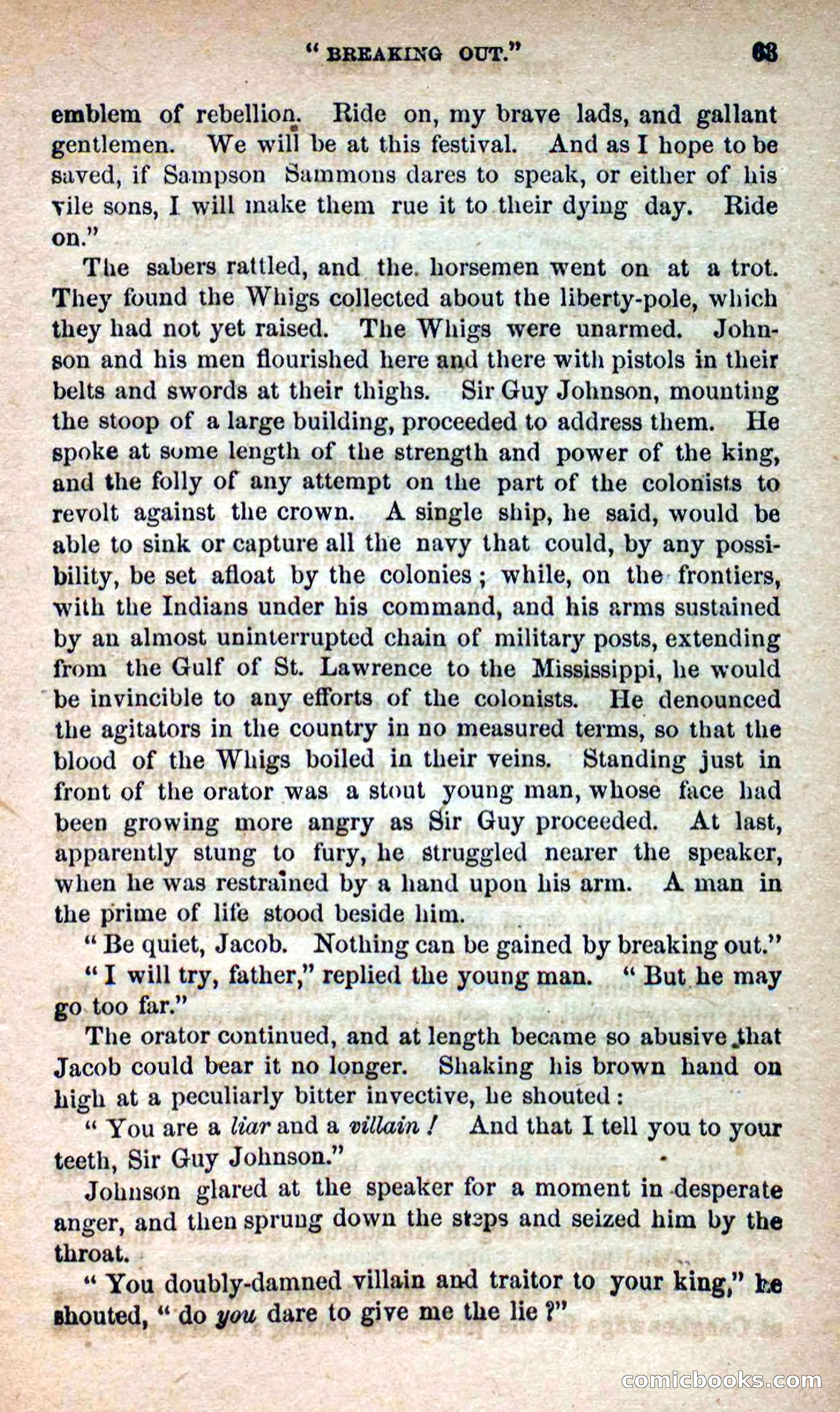 Beadle's Dime Novels No. 115: The Sons of Liberty — page 61 of 100