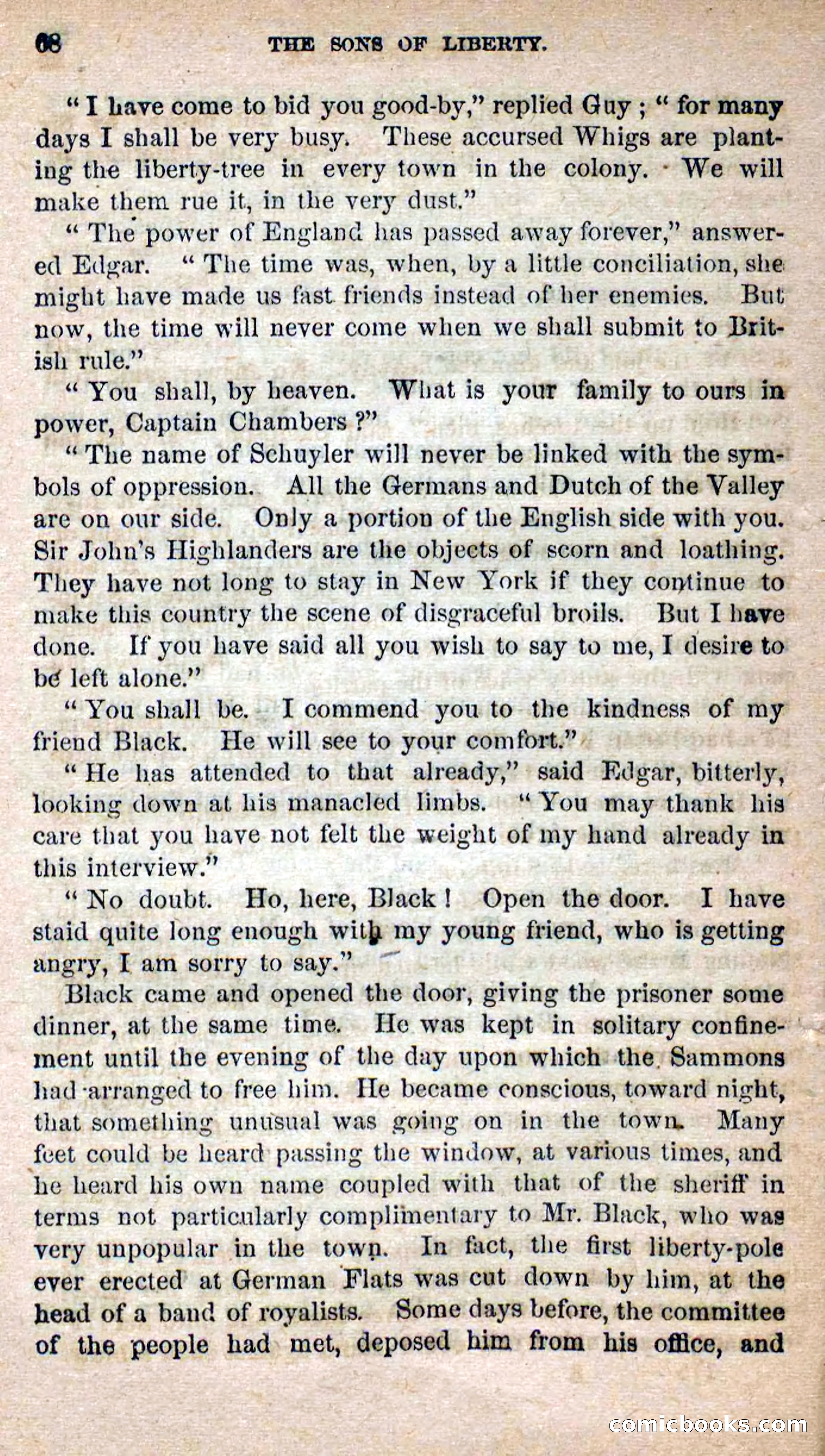Beadle's Dime Novels No. 115: The Sons of Liberty — page 66 of 100