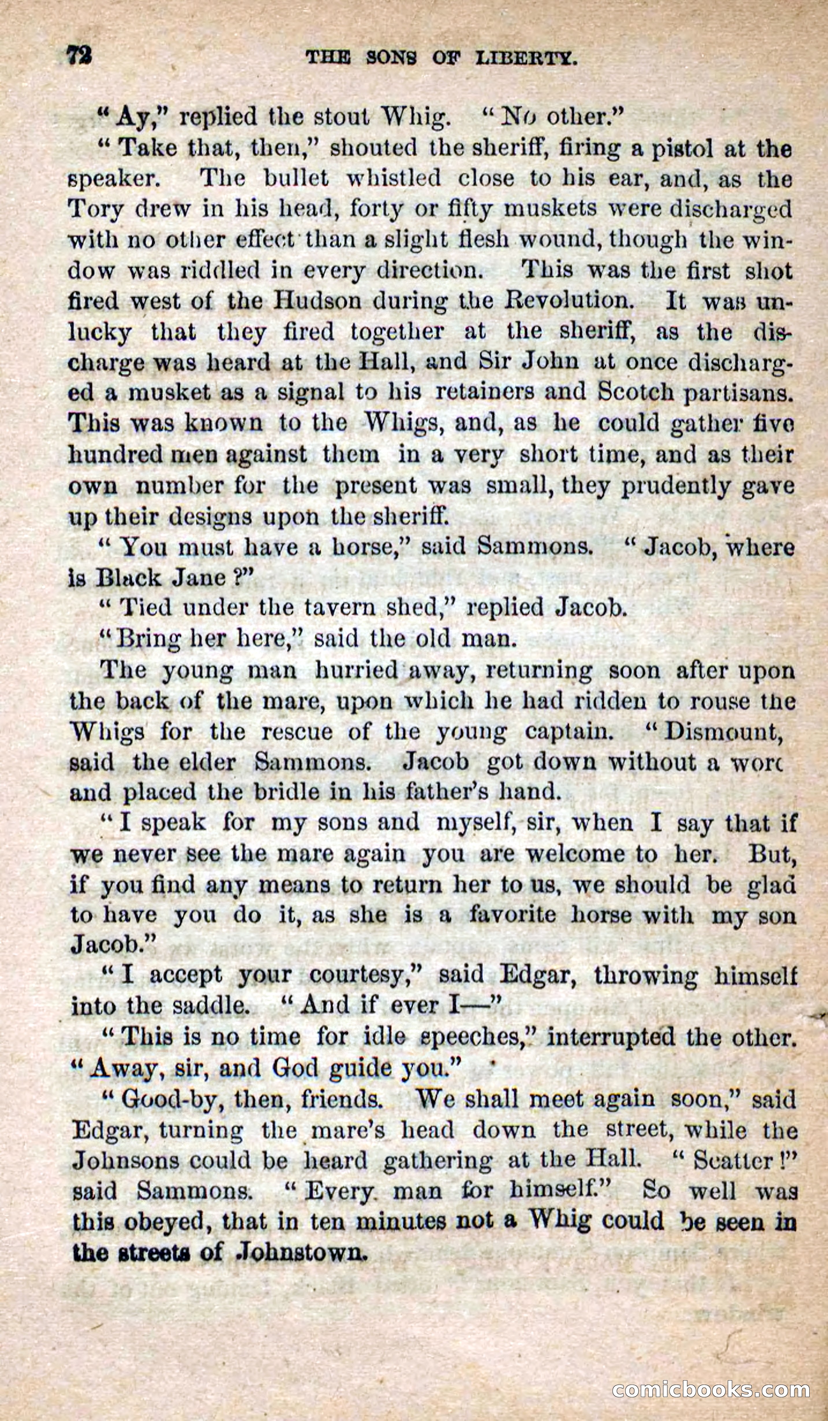 Beadle's Dime Novels No. 115: The Sons of Liberty — page 70 of 100