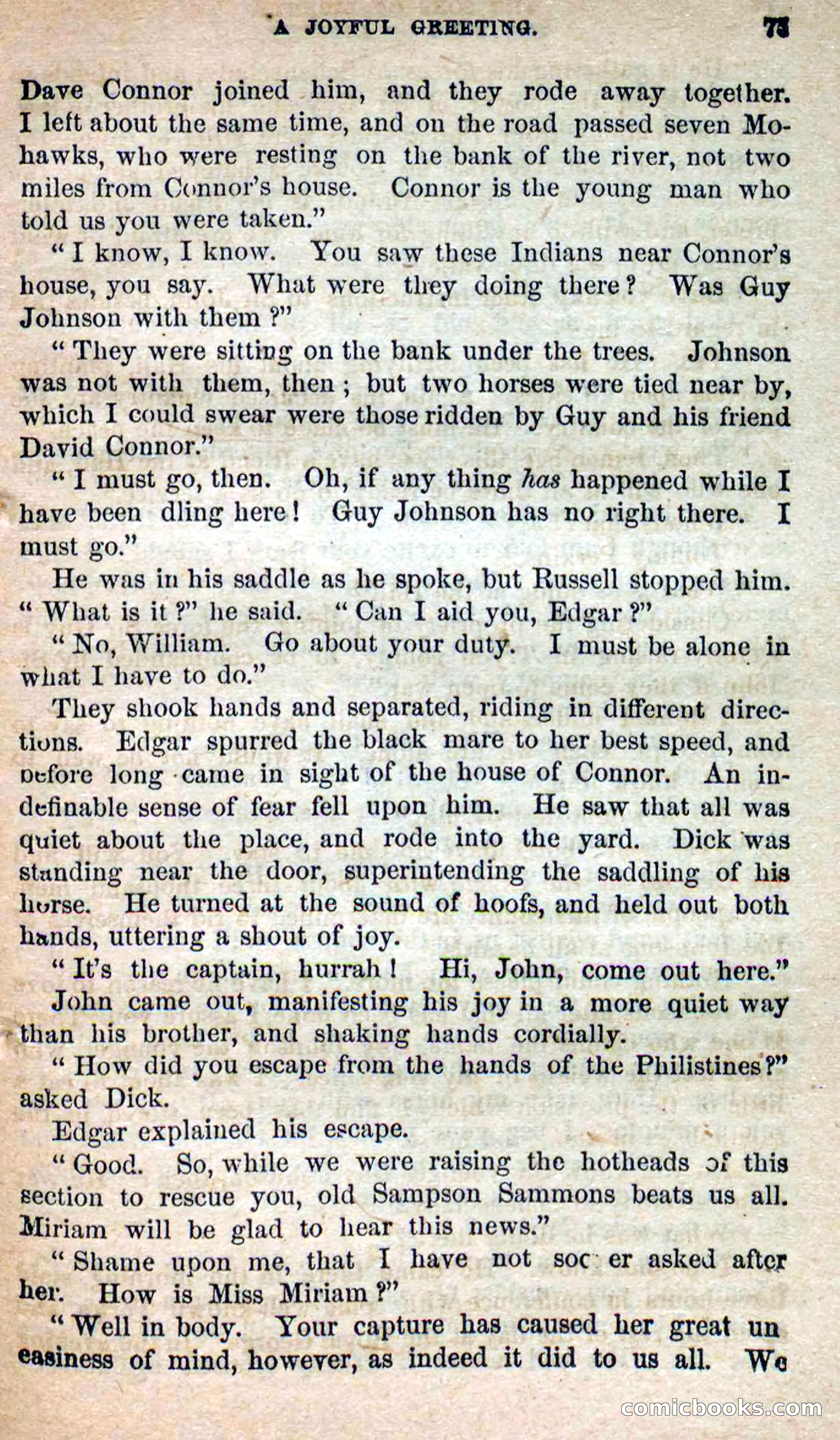 Beadle's Dime Novels No. 115: The Sons of Liberty — page 73 of 100