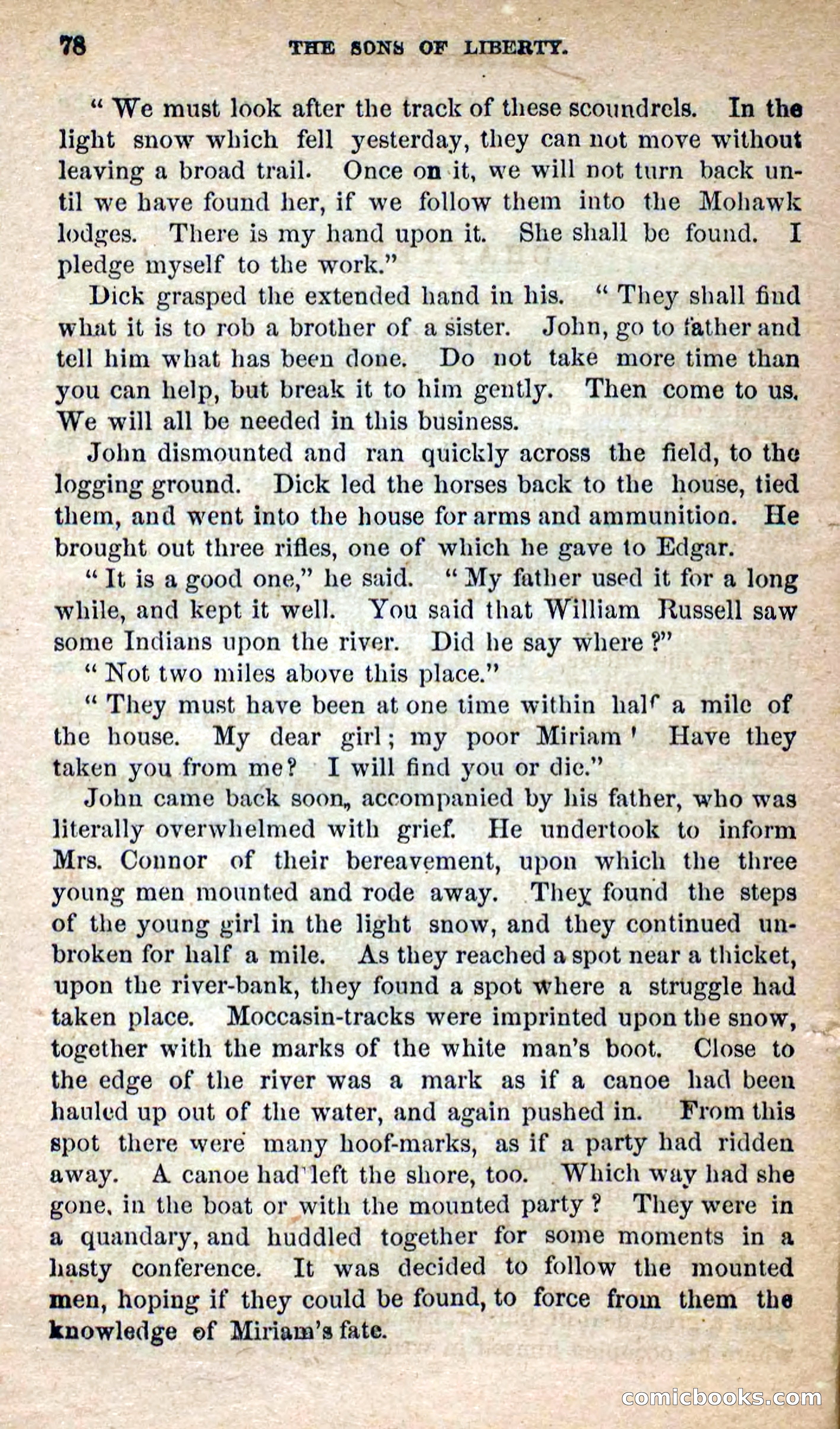 Beadle's Dime Novels No. 115: The Sons of Liberty — page 76 of 100