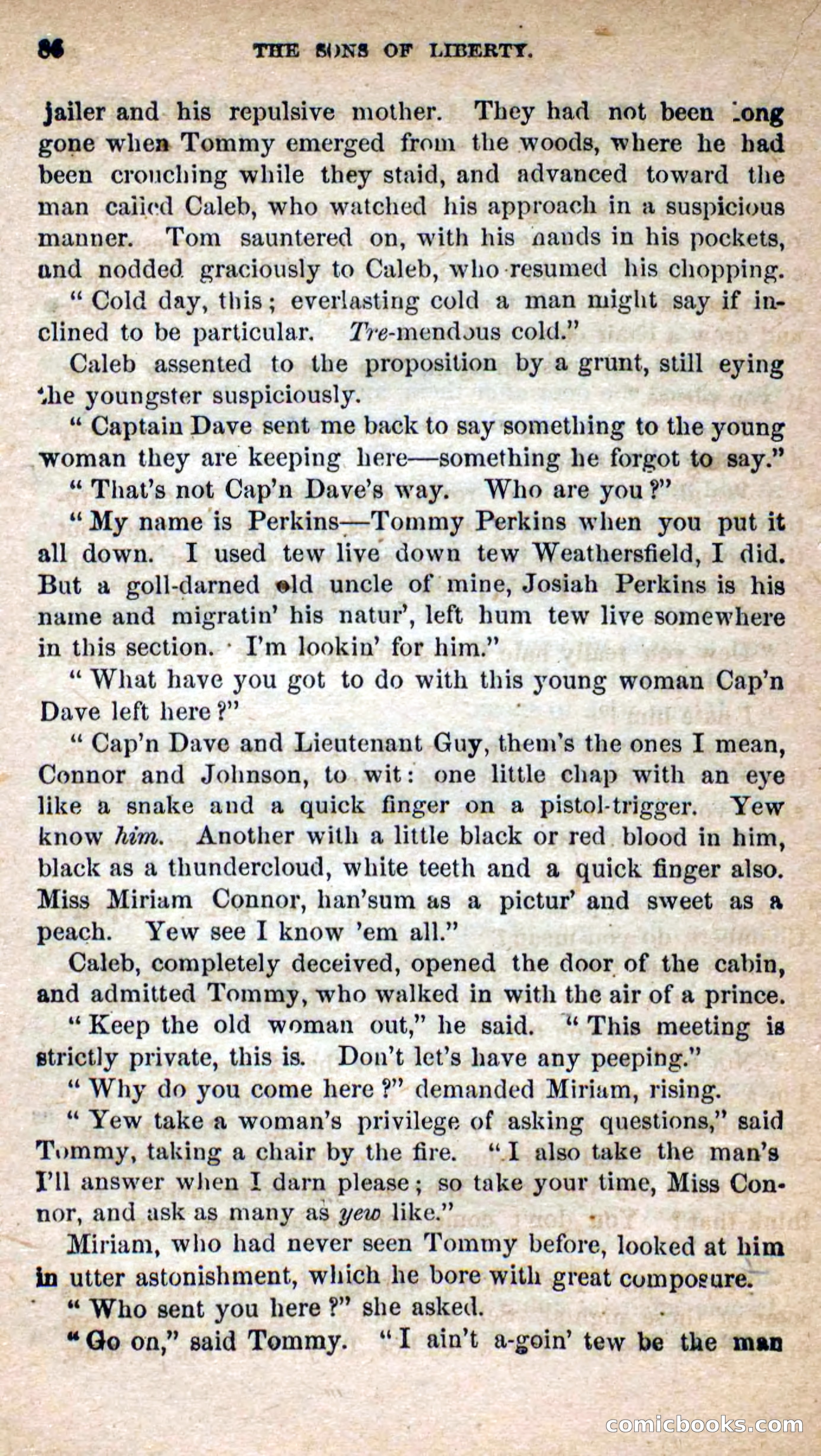 Beadle's Dime Novels No. 115: The Sons of Liberty — page 84 of 100