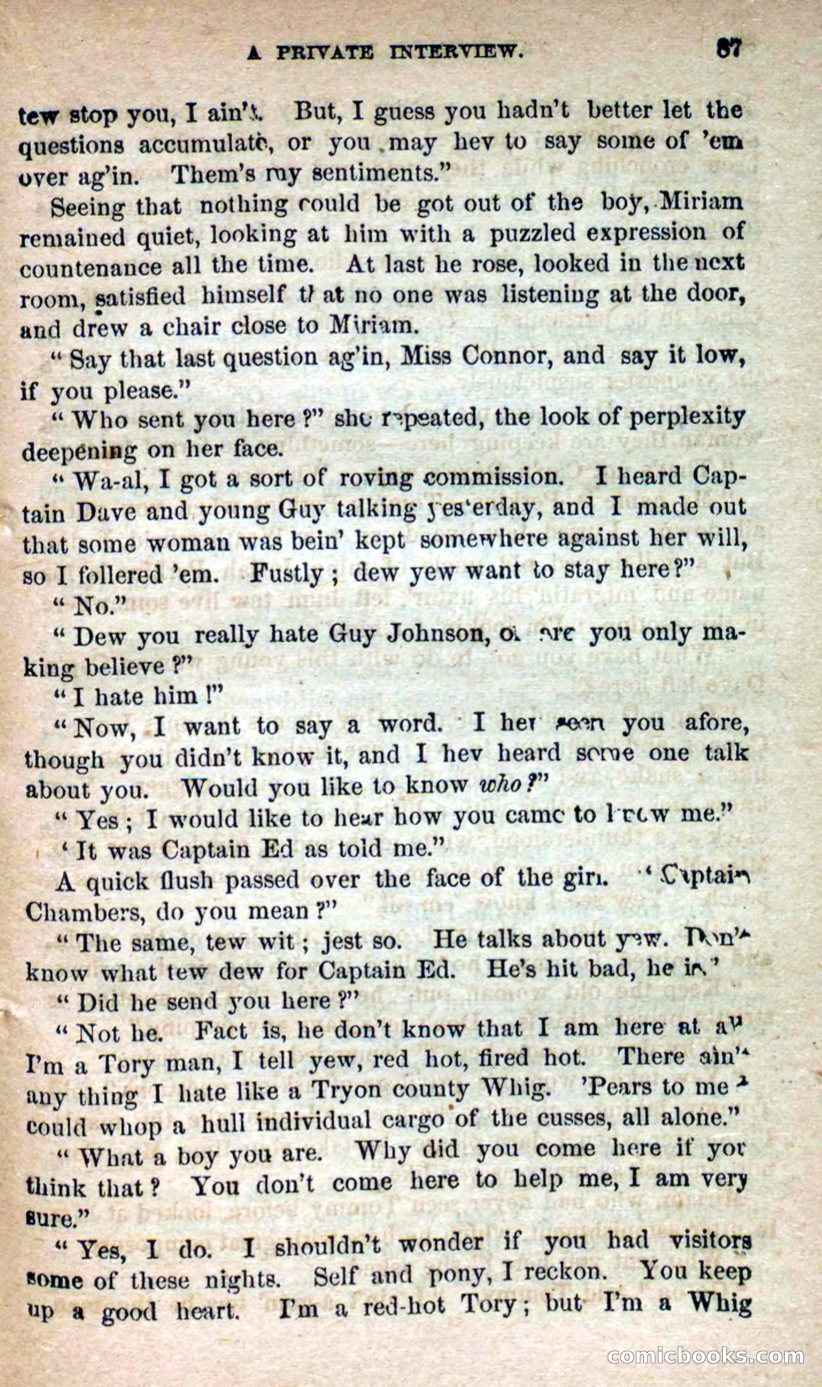 Beadle's Dime Novels No. 115: The Sons of Liberty — page 85 of 100