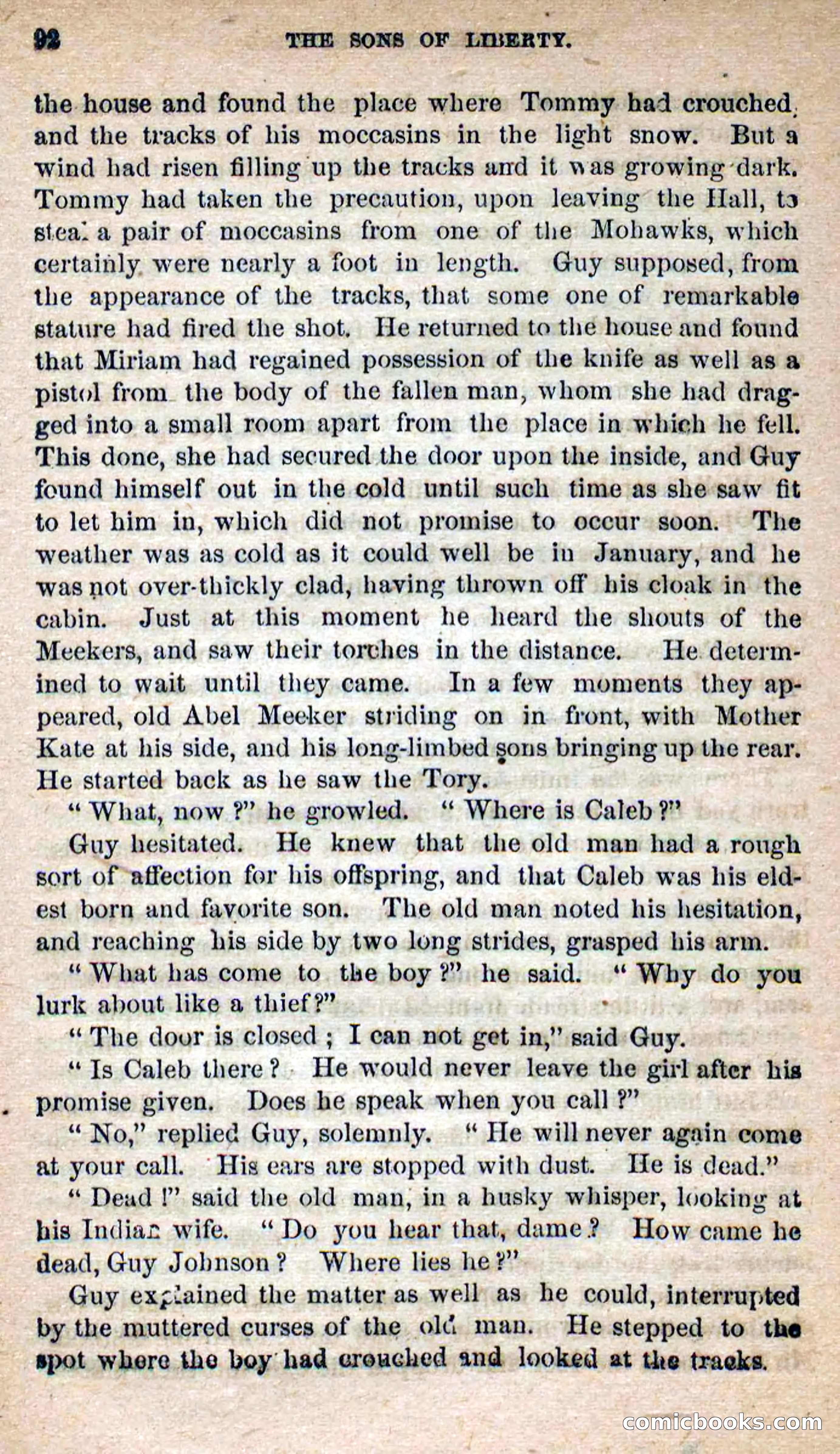 Beadle's Dime Novels No. 115: The Sons of Liberty — page 90 of 100