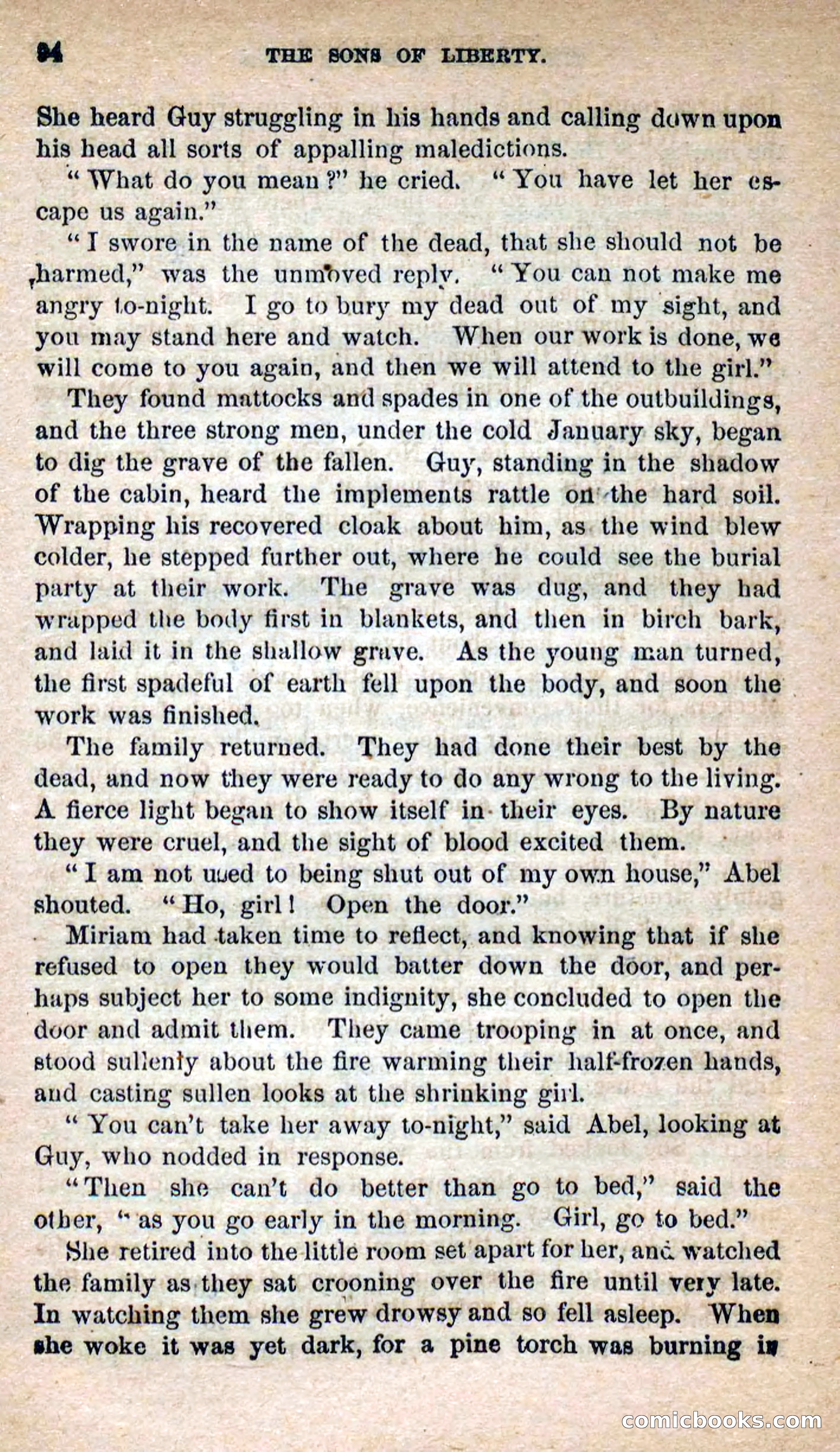 Beadle's Dime Novels No. 115: The Sons of Liberty — page 92 of 100