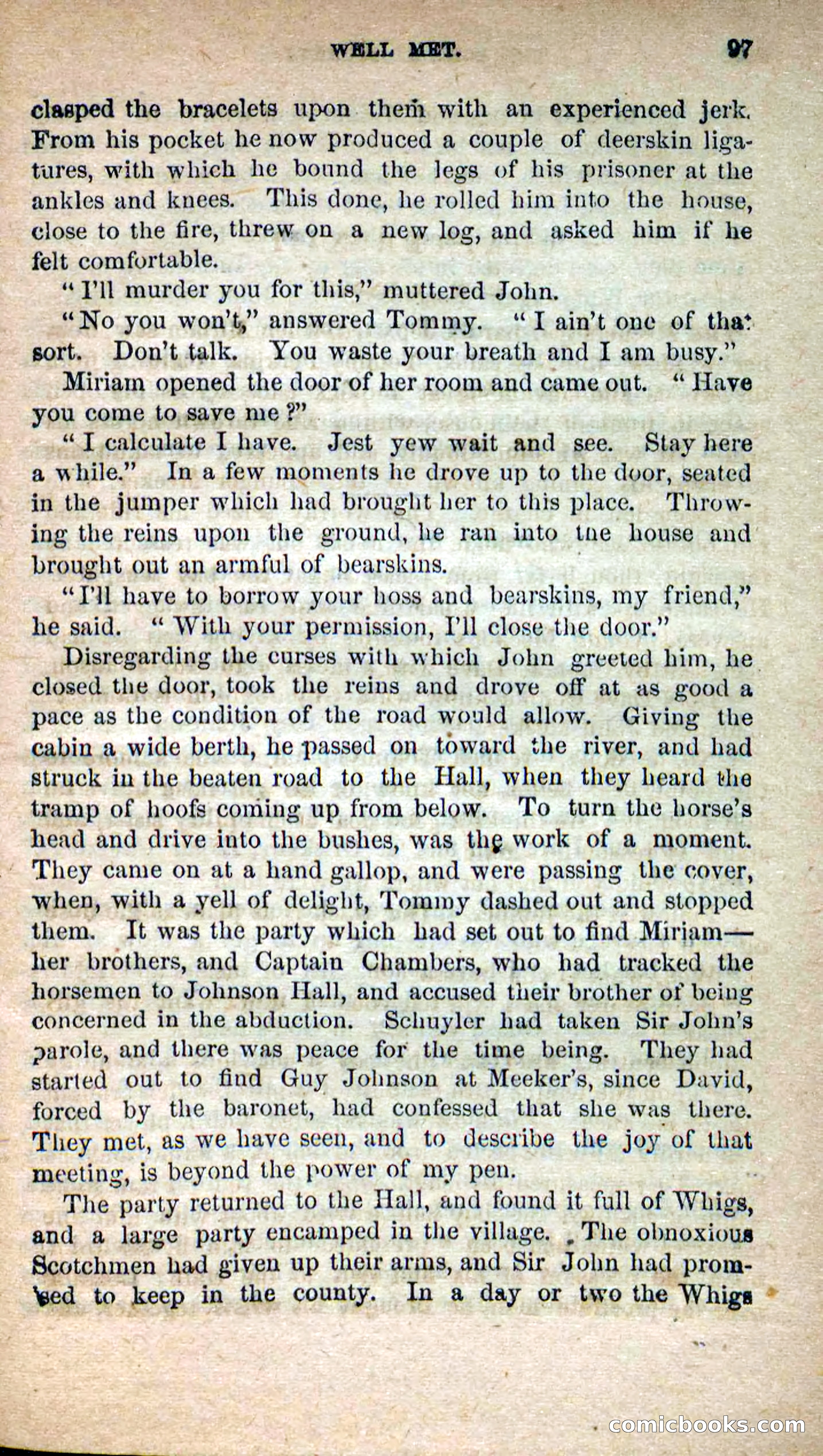 Beadle's Dime Novels No. 115: The Sons of Liberty — page 95 of 100