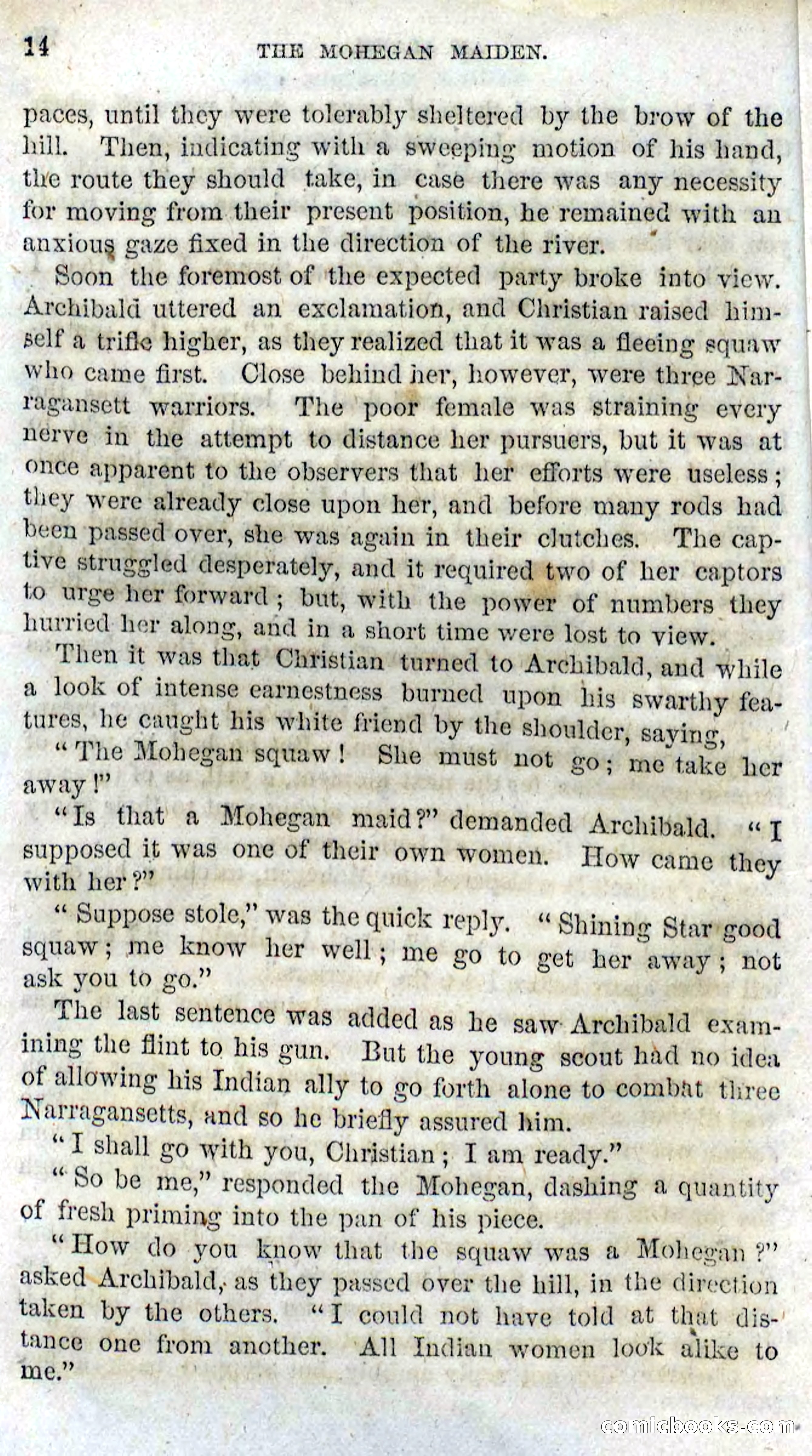The Mohegan Maiden — page 12 of 99