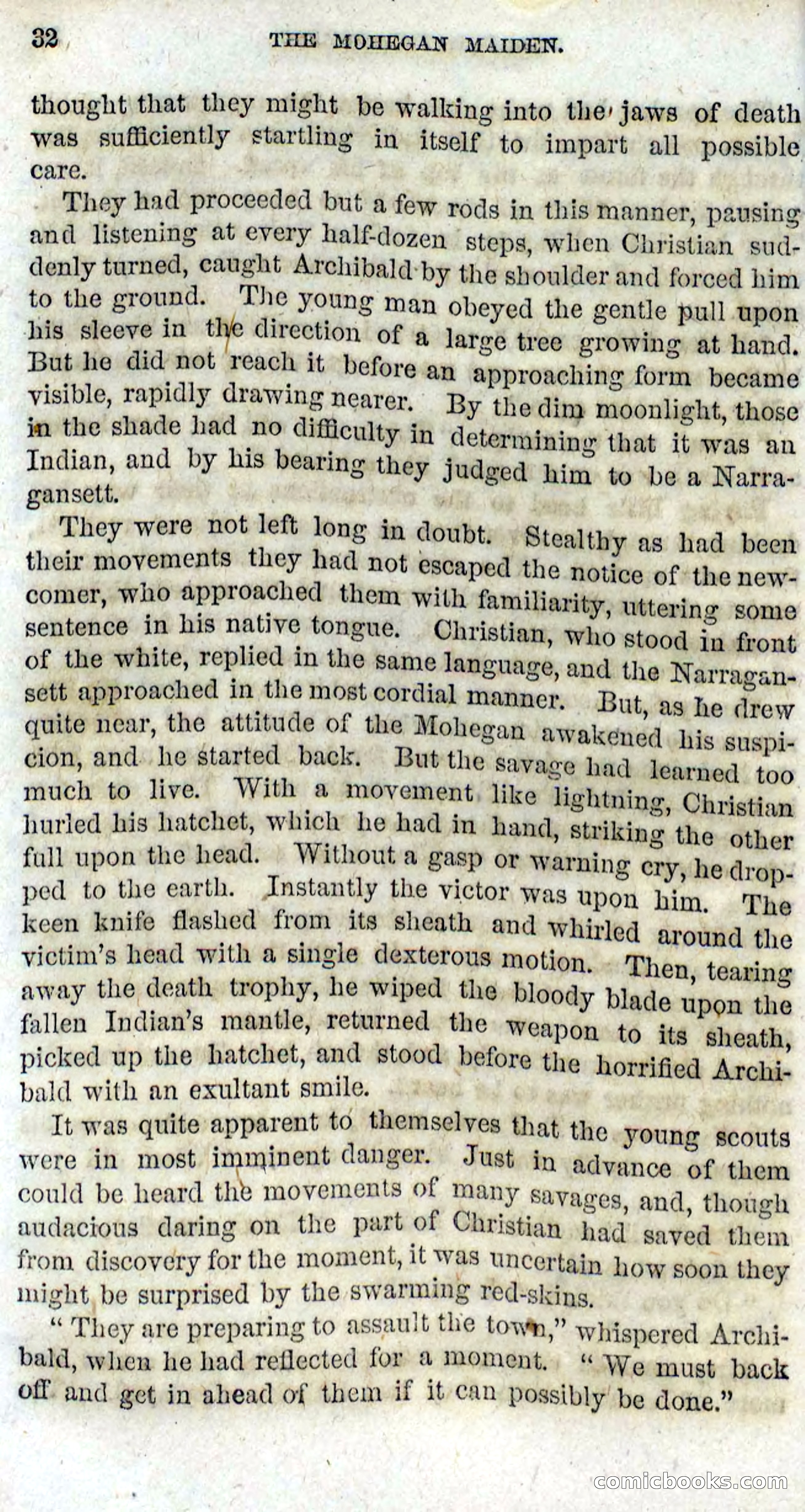 The Mohegan Maiden — page 30 of 99