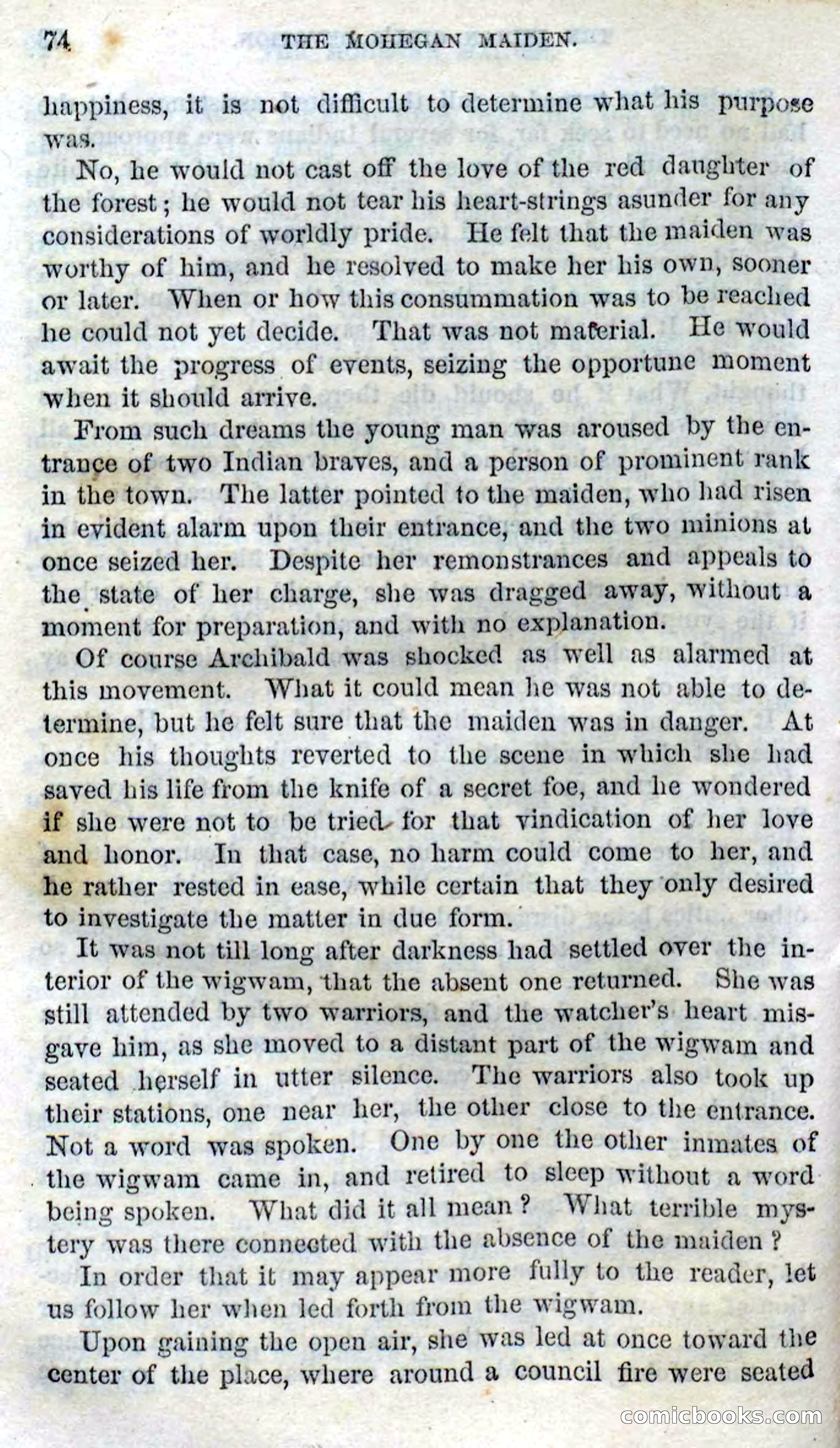 The Mohegan Maiden — page 72 of 99