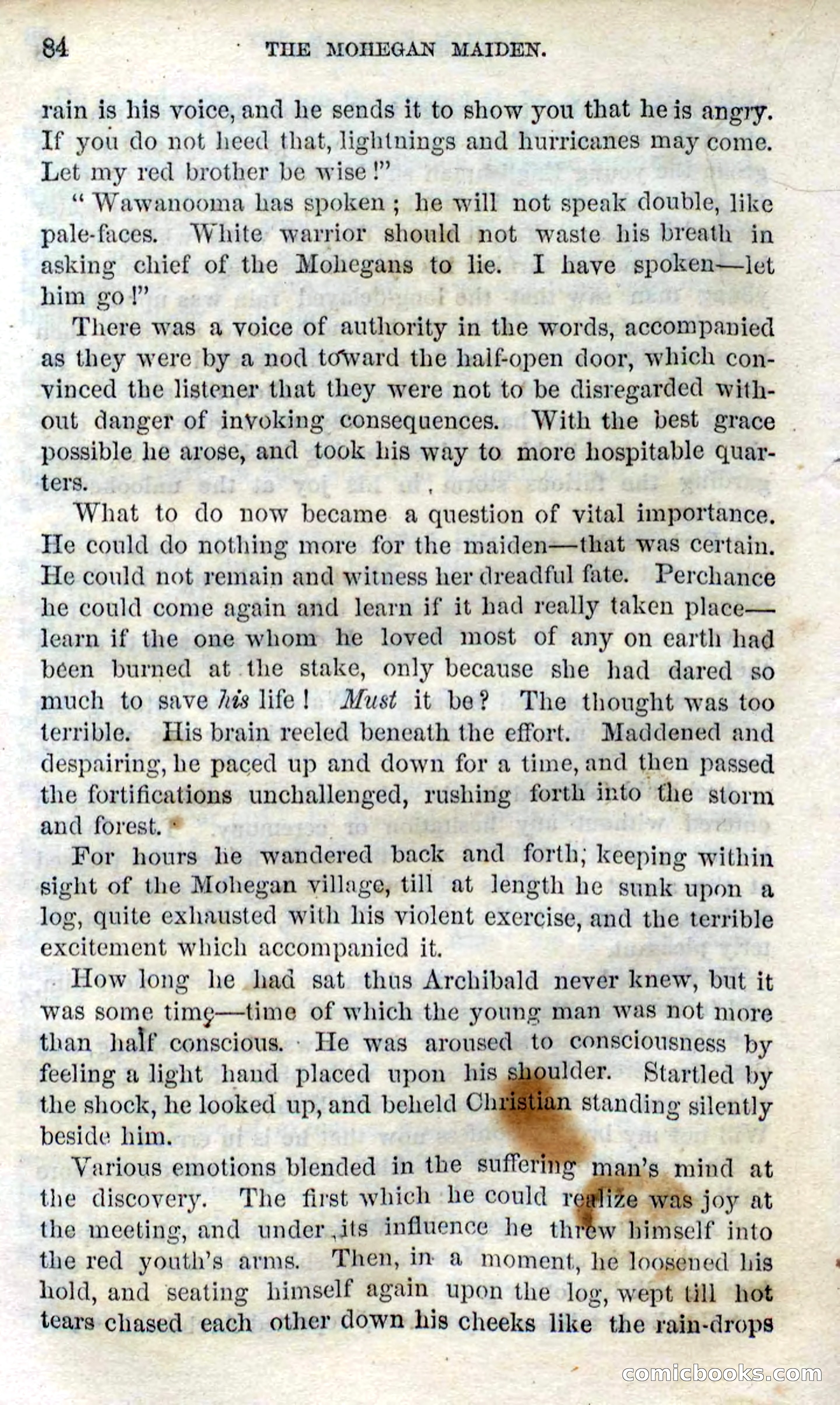 The Mohegan Maiden — page 82 of 99
