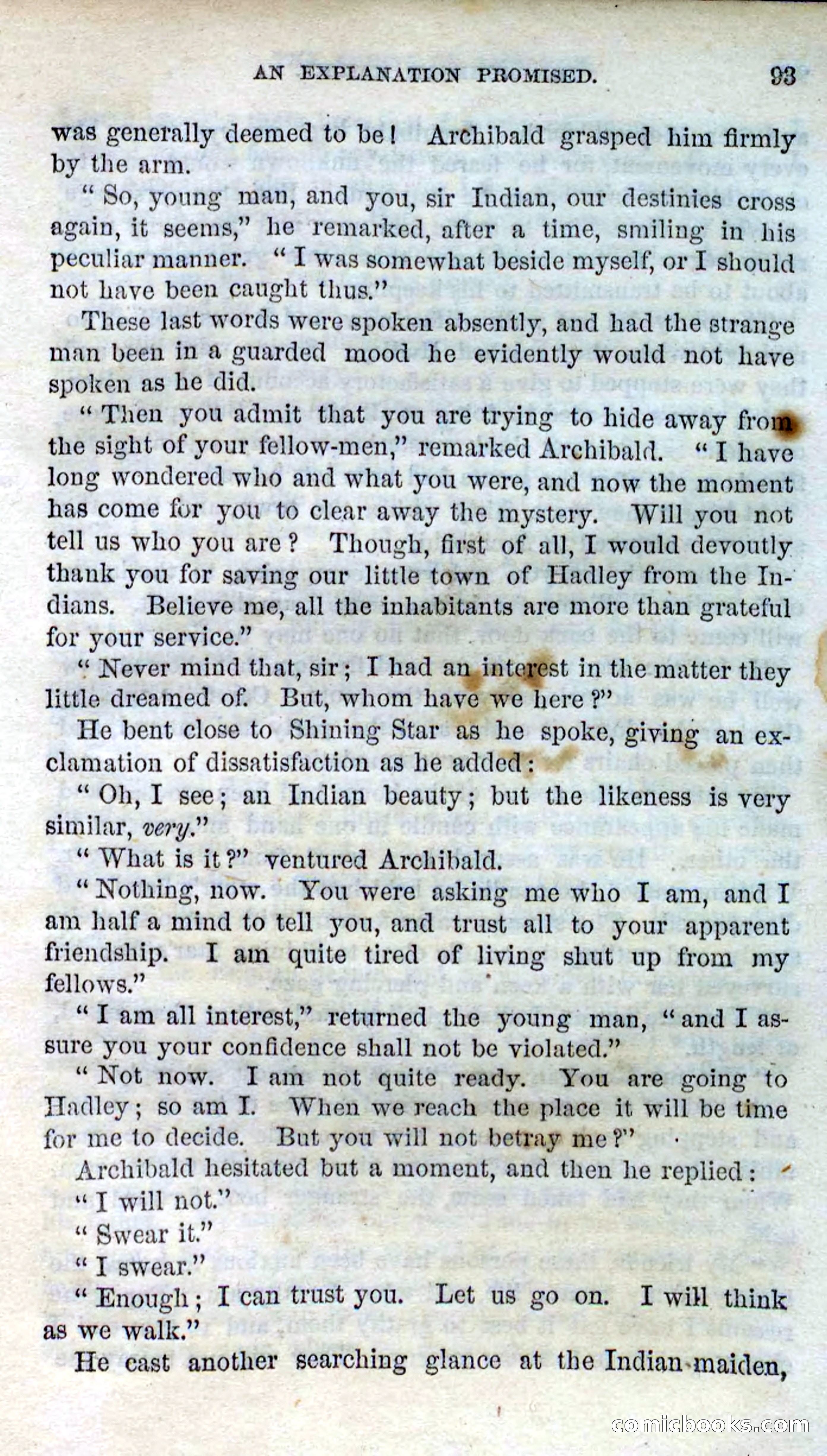 The Mohegan Maiden — page 91 of 99