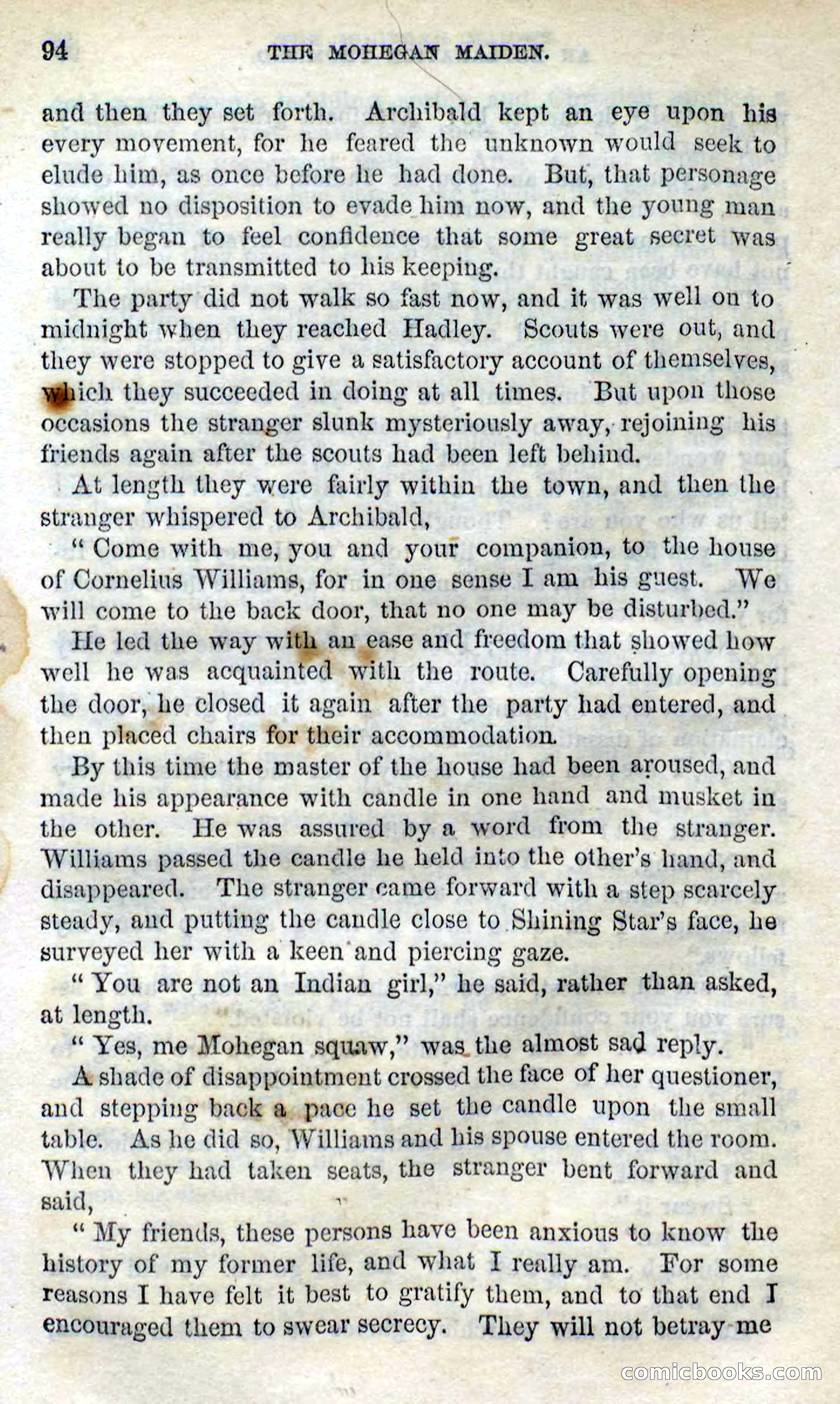 The Mohegan Maiden — page 92 of 99