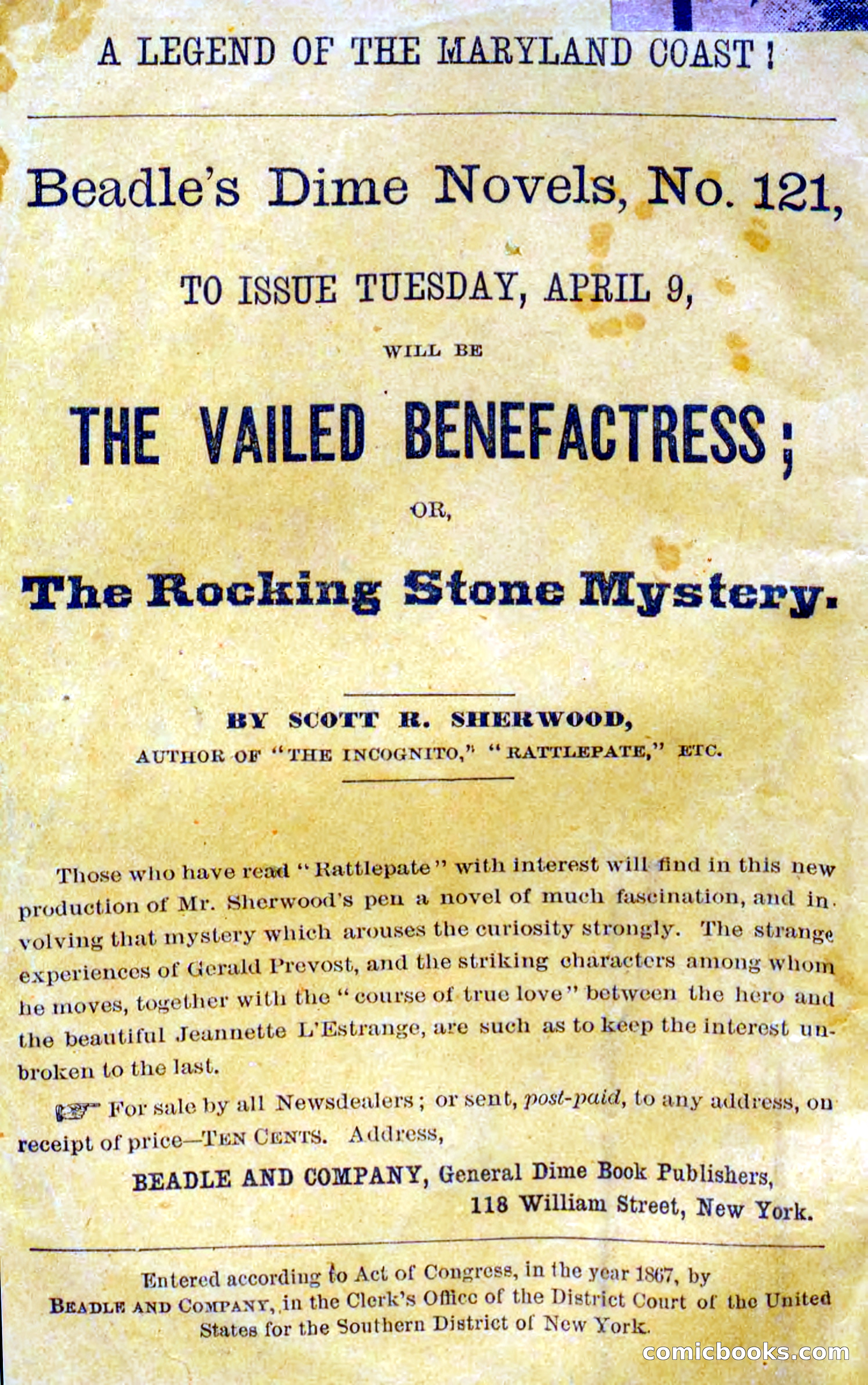 Beadle's Dime Novels No. 120: The Hunchback — page 2 of 100
