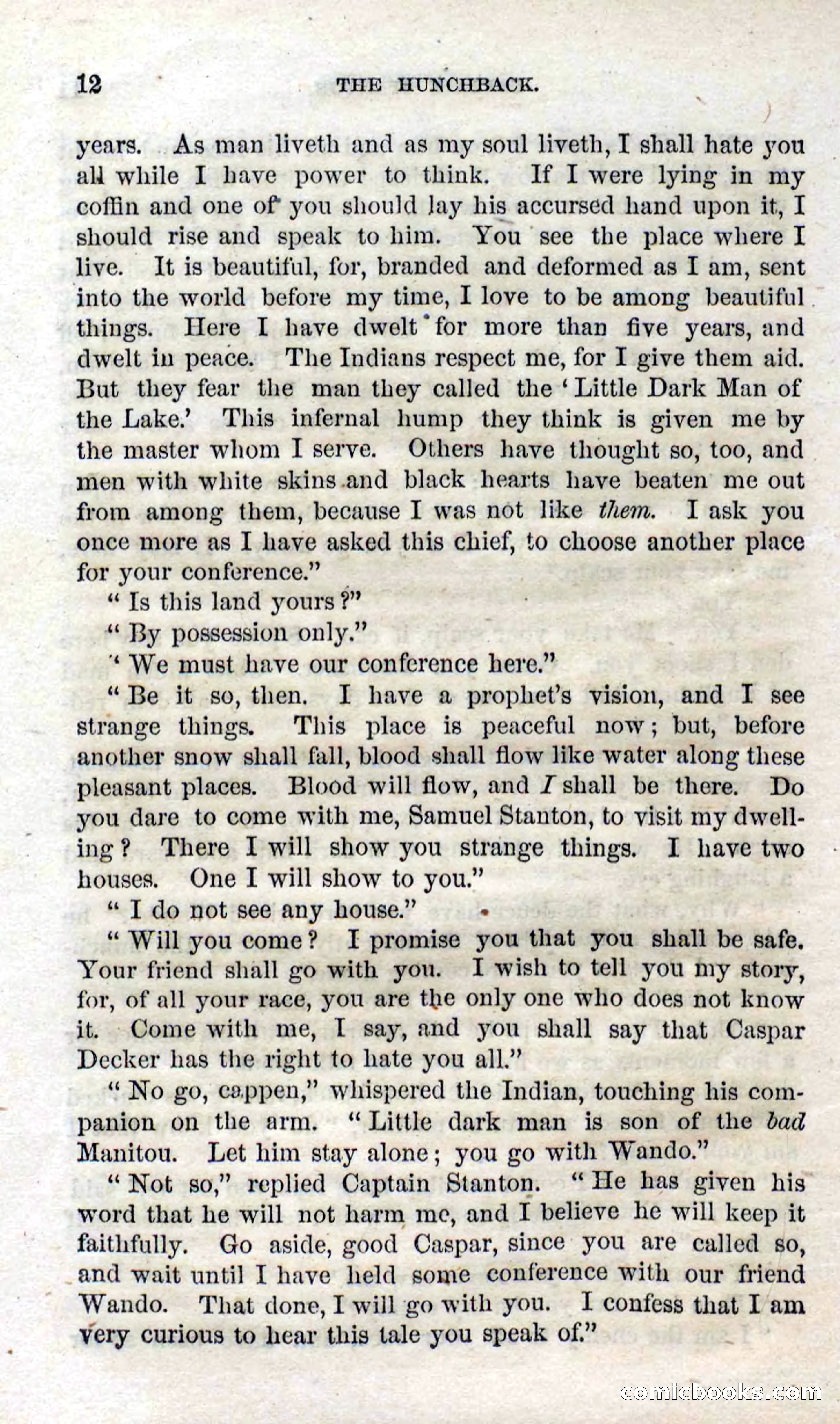 Beadle's Dime Novels No. 120: The Hunchback — page 10 of 100