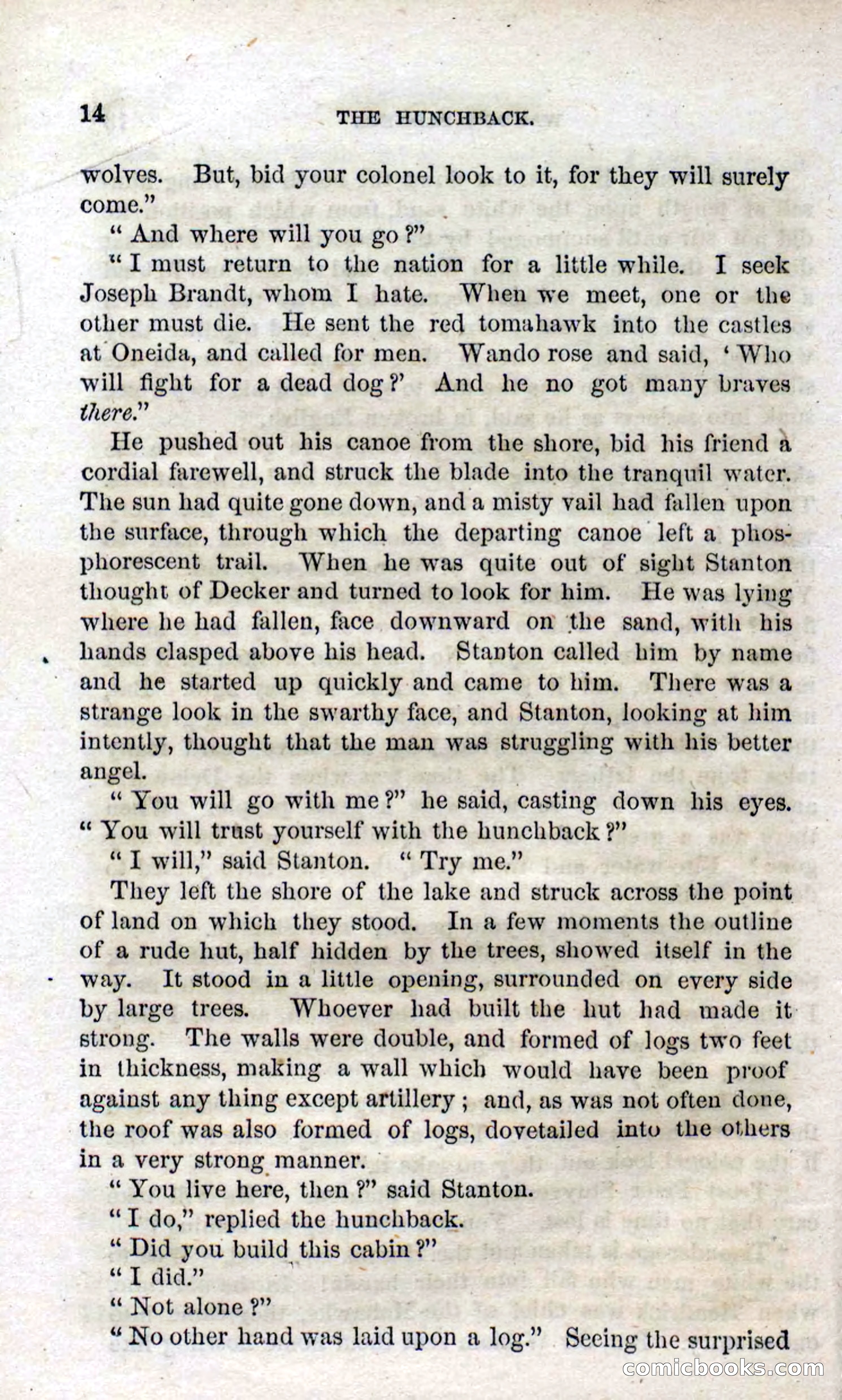 Beadle's Dime Novels No. 120: The Hunchback — page 12 of 100