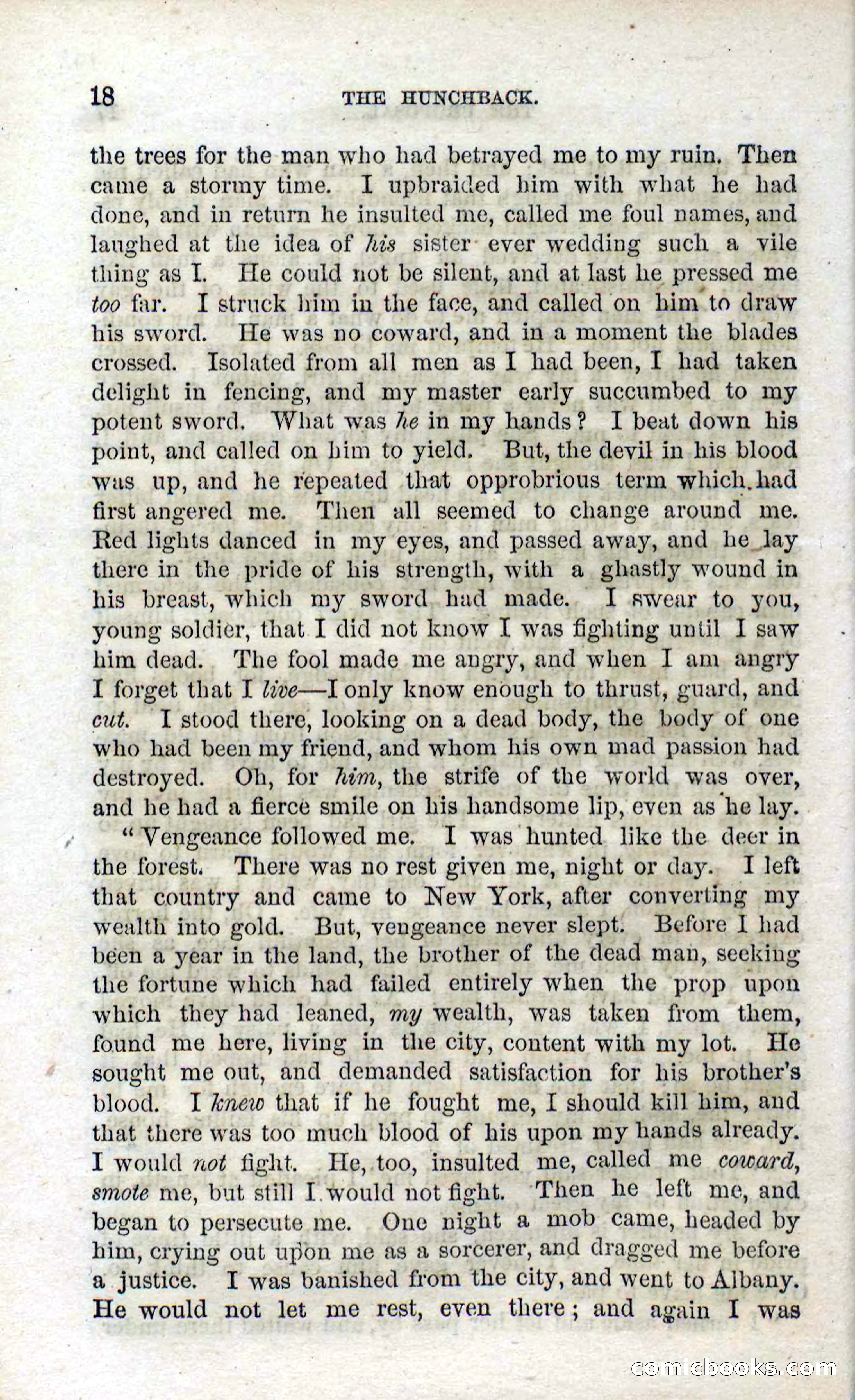 Beadle's Dime Novels No. 120: The Hunchback — page 16 of 100