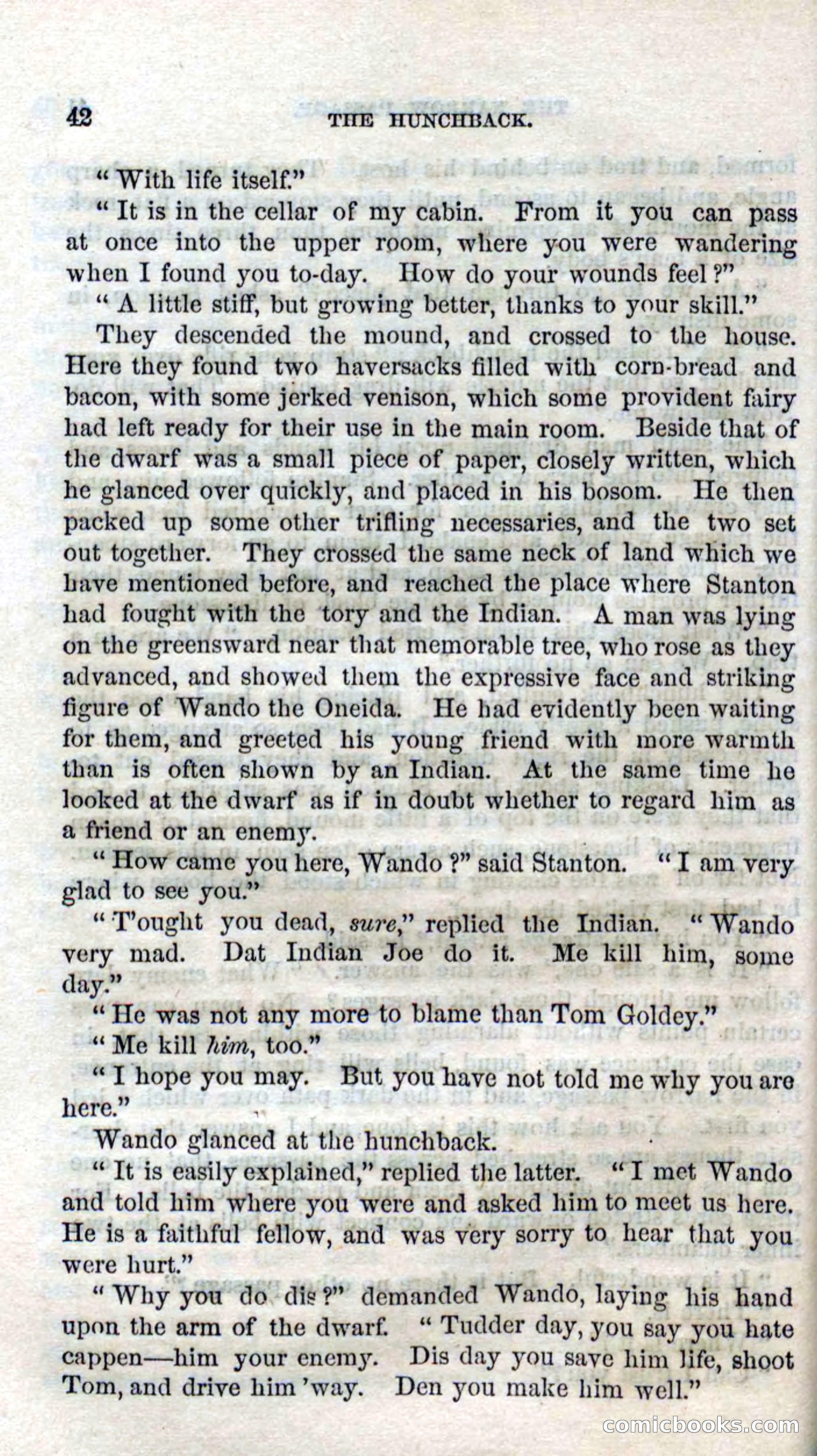 Beadle's Dime Novels No. 120: The Hunchback — page 40 of 100